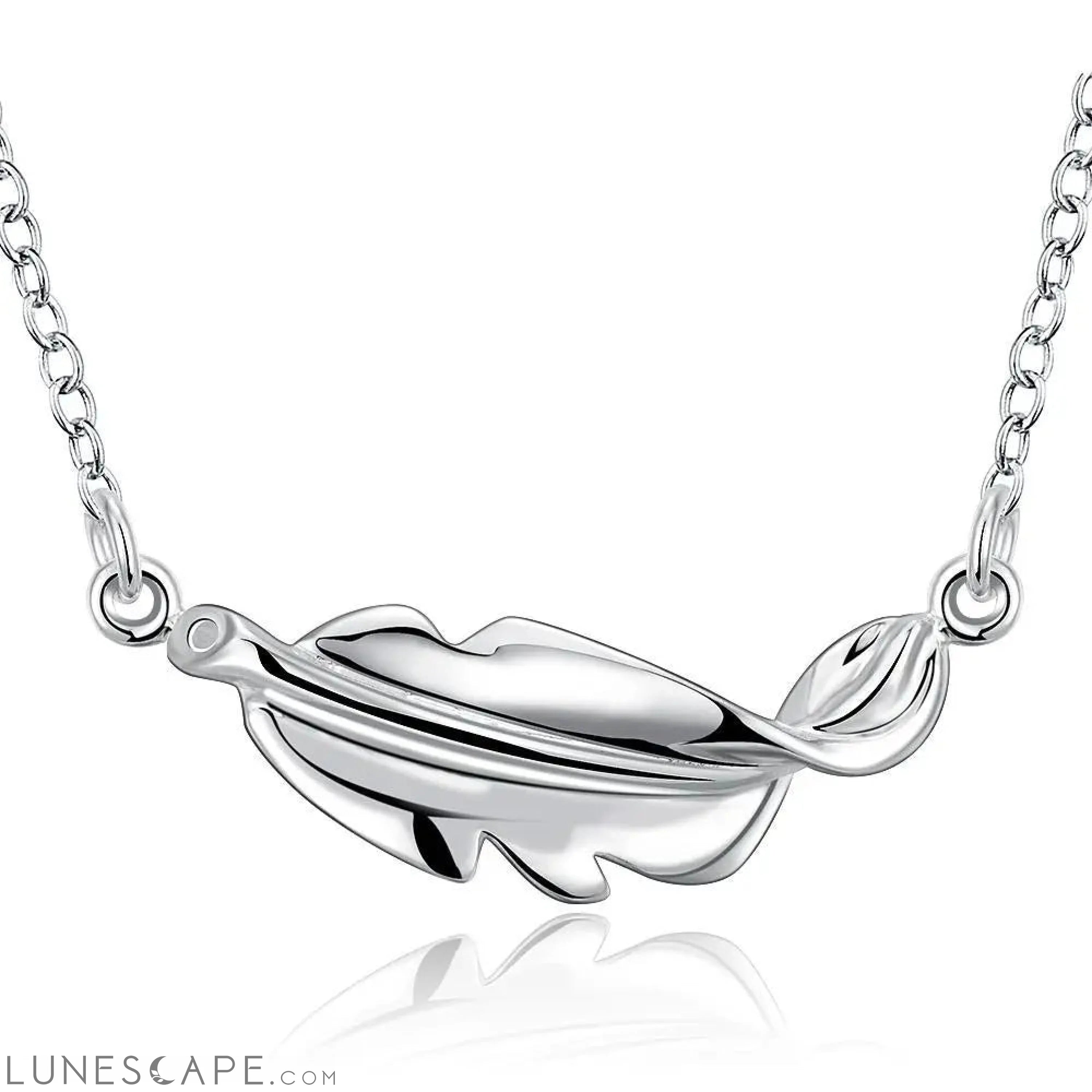 Falling Leaf Necklace LUNESCAPE