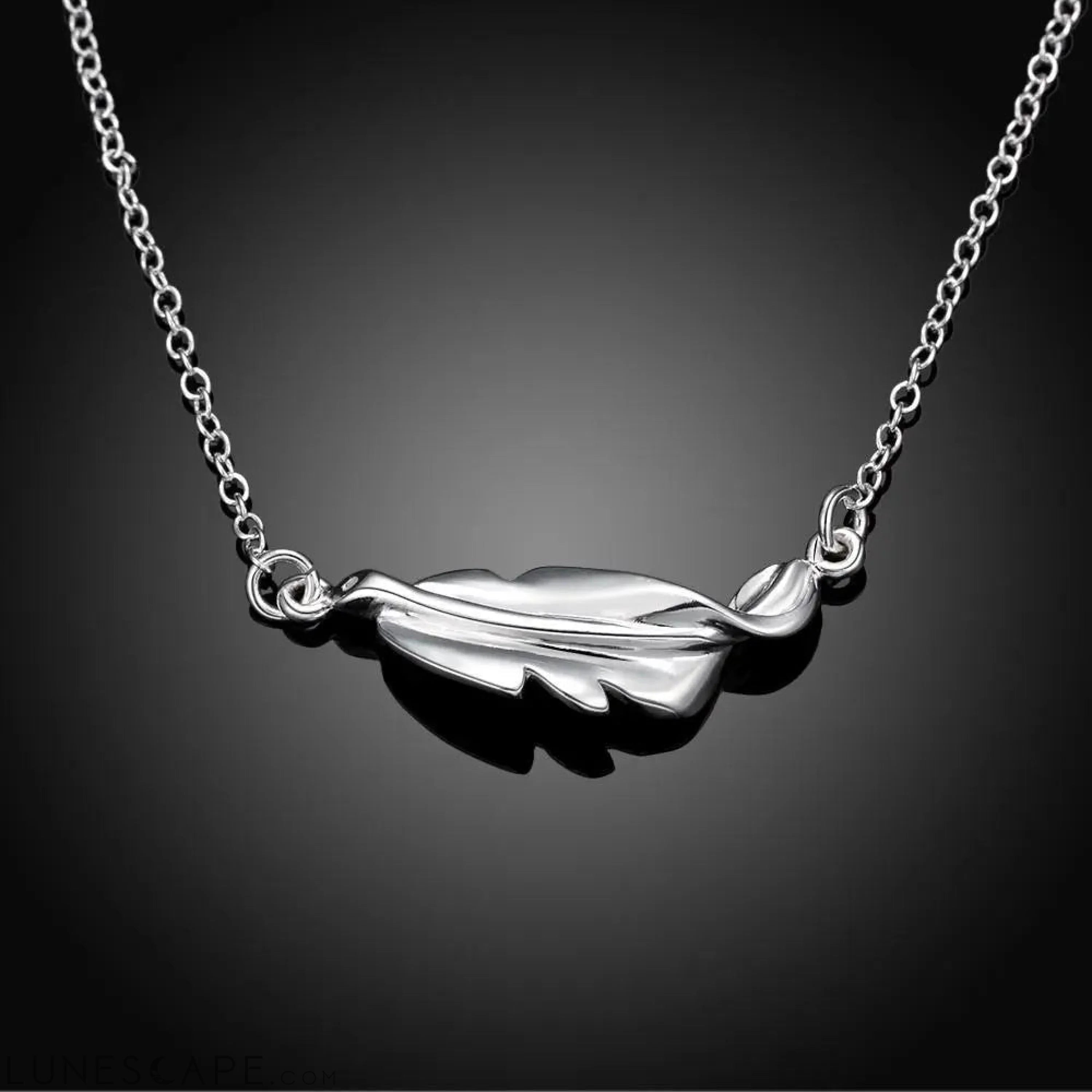 Falling Leaf Necklace LUNESCAPE