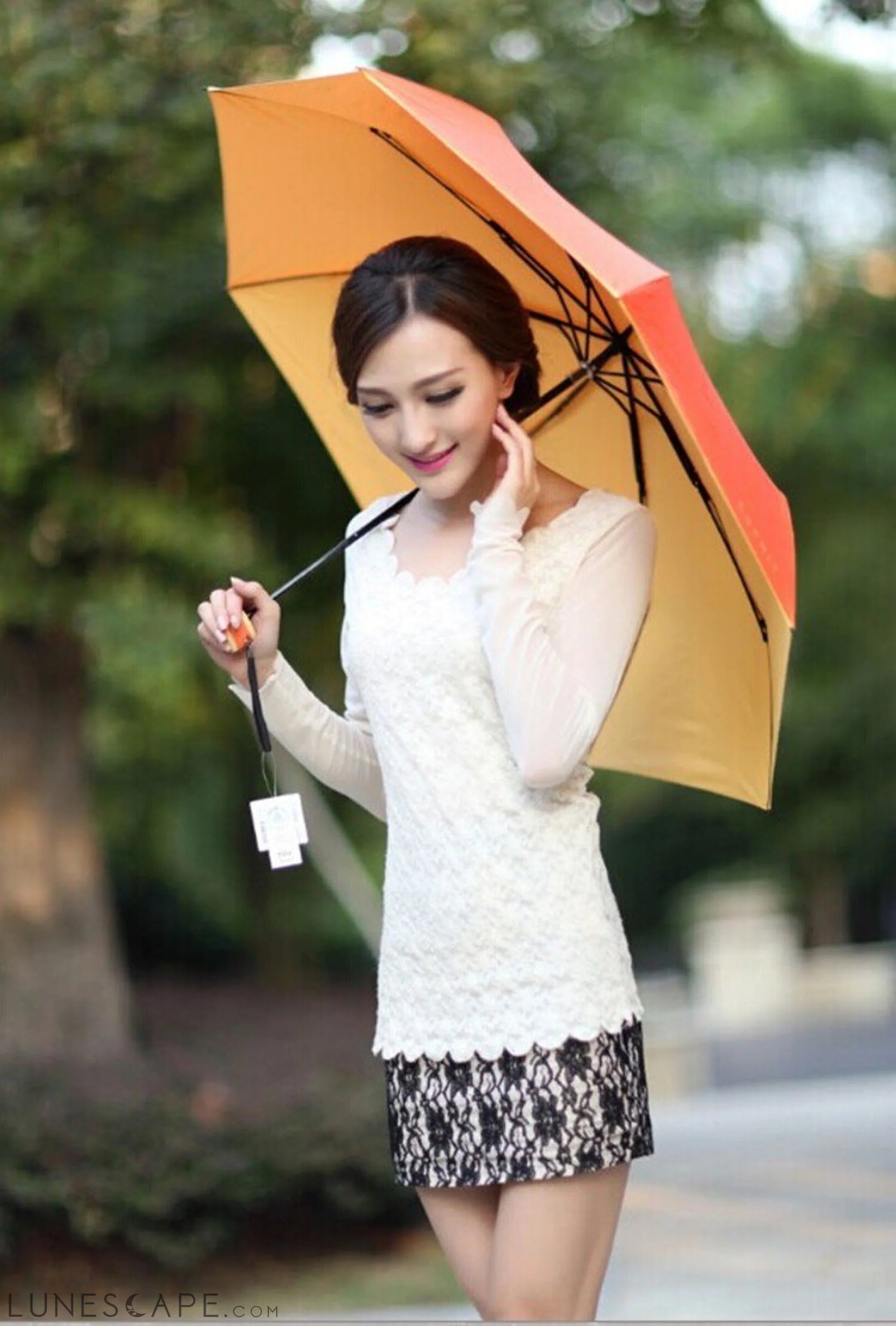 Fashion 3 Folding Umbrella LUNESCAPE