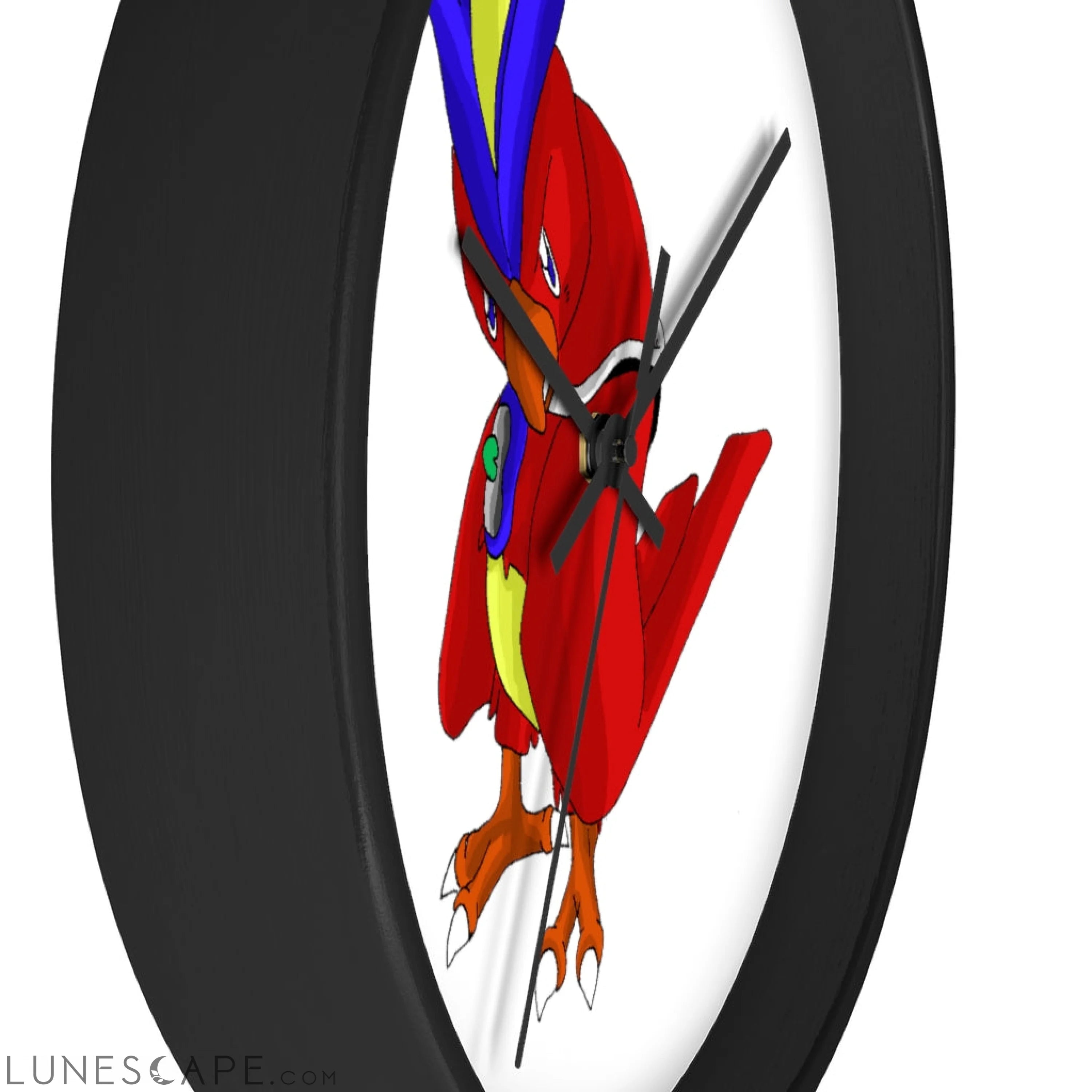 Faulkoneir Wall clock LUNESCAPE