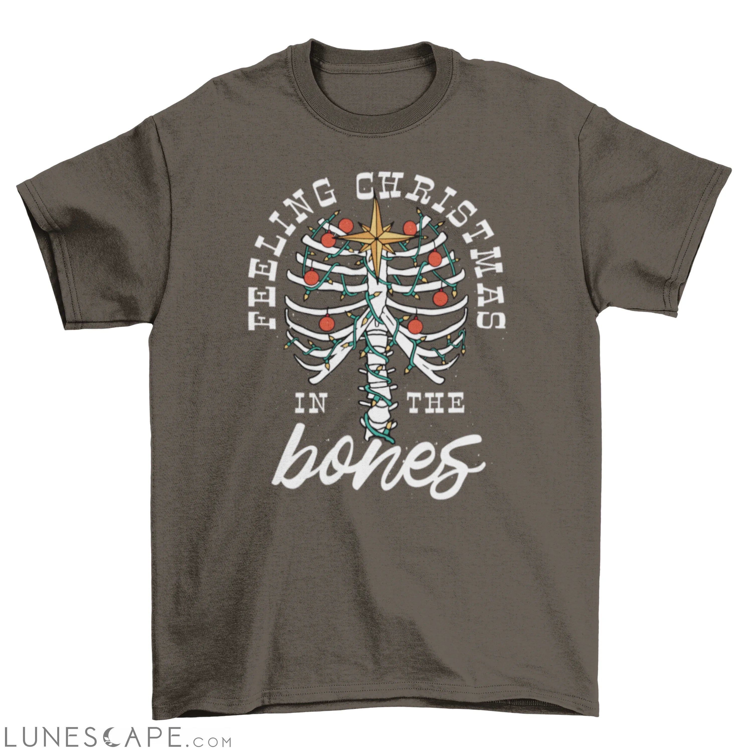 Feeling Christmas bones t-shirt LUNESCAPE