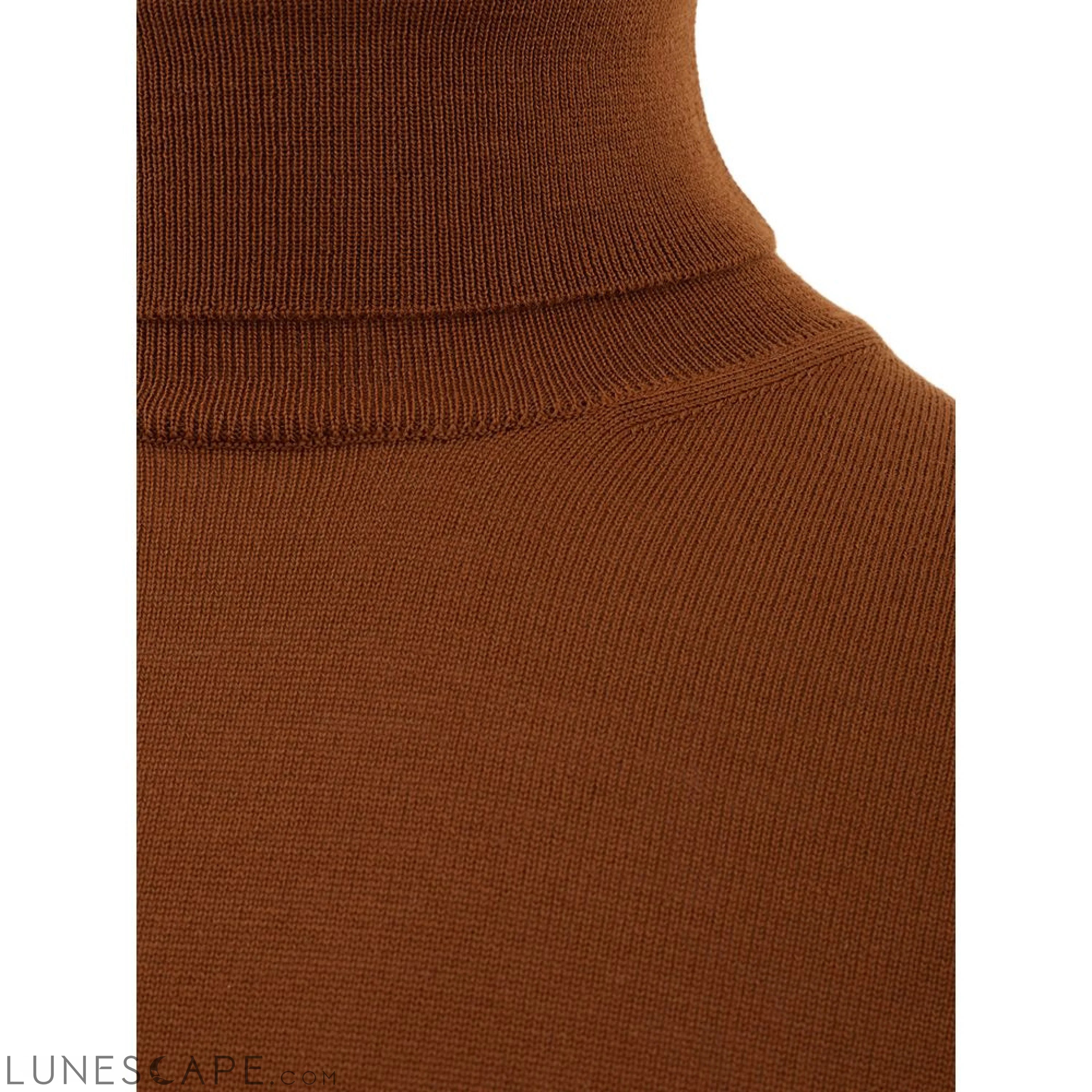 FERRANTE Elegant Brown Wool Sweater for Men LUNESCAPE