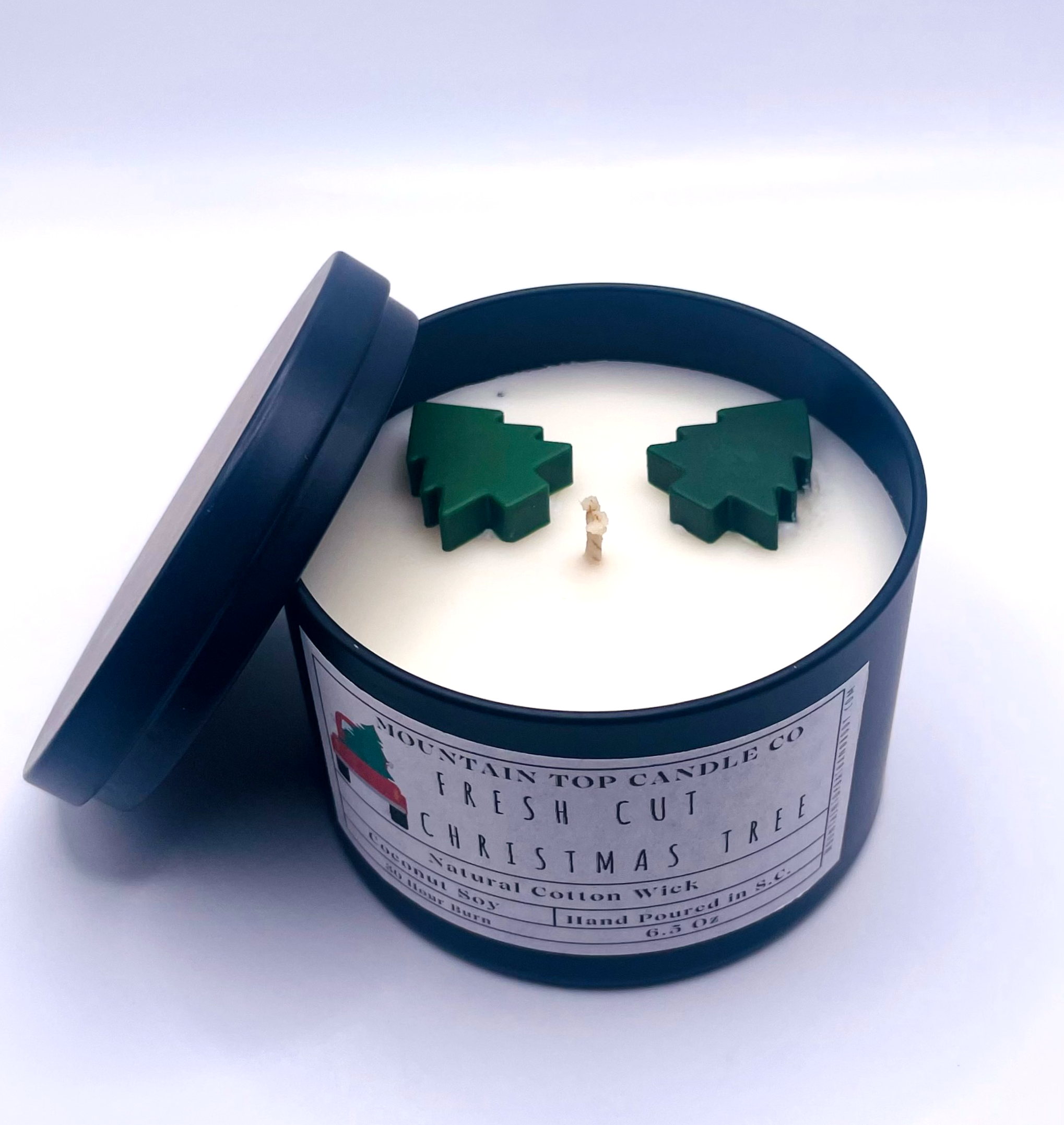 Fresh Cut Christmas Tree Tin-0