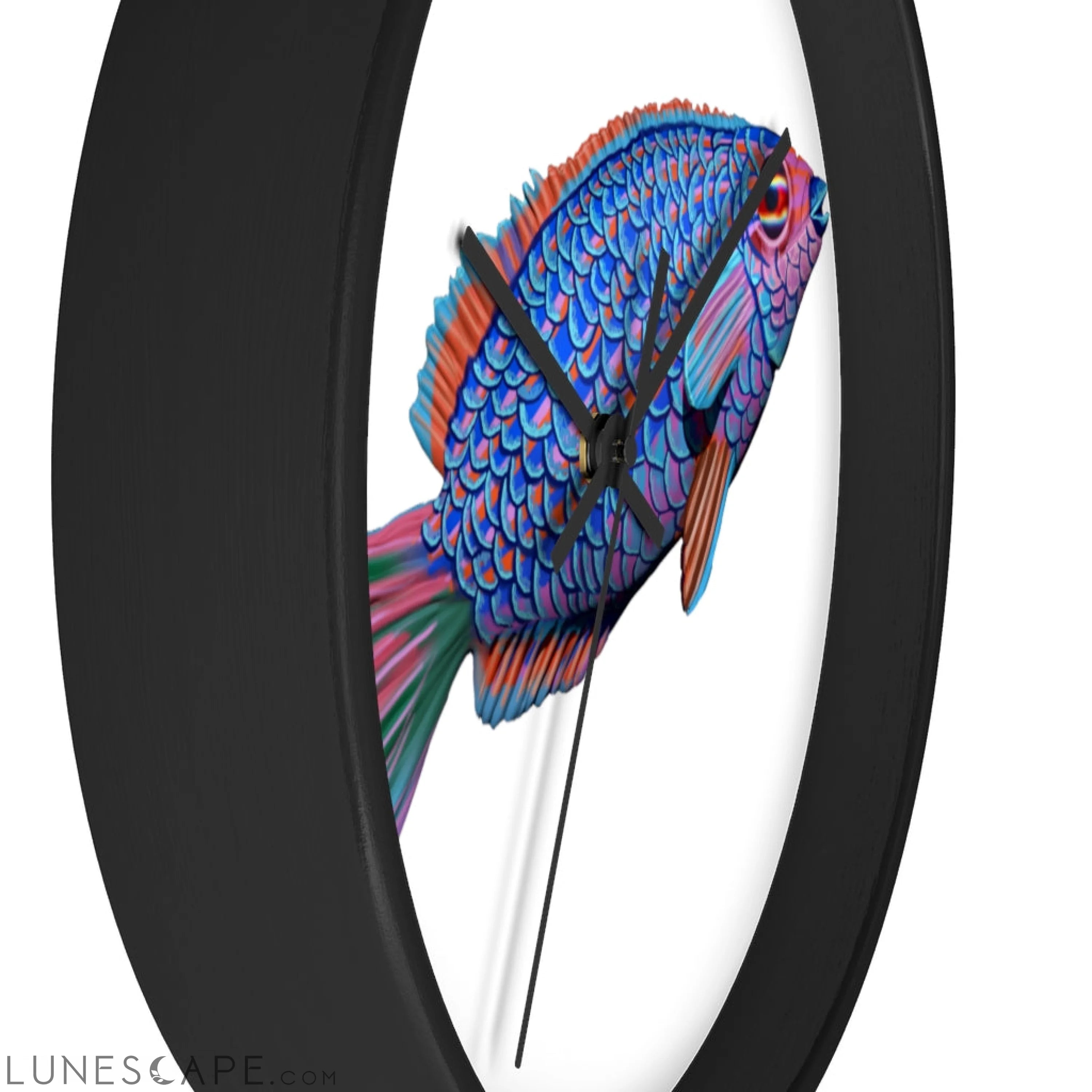 Fish Concept Wall clock LUNESCAPE