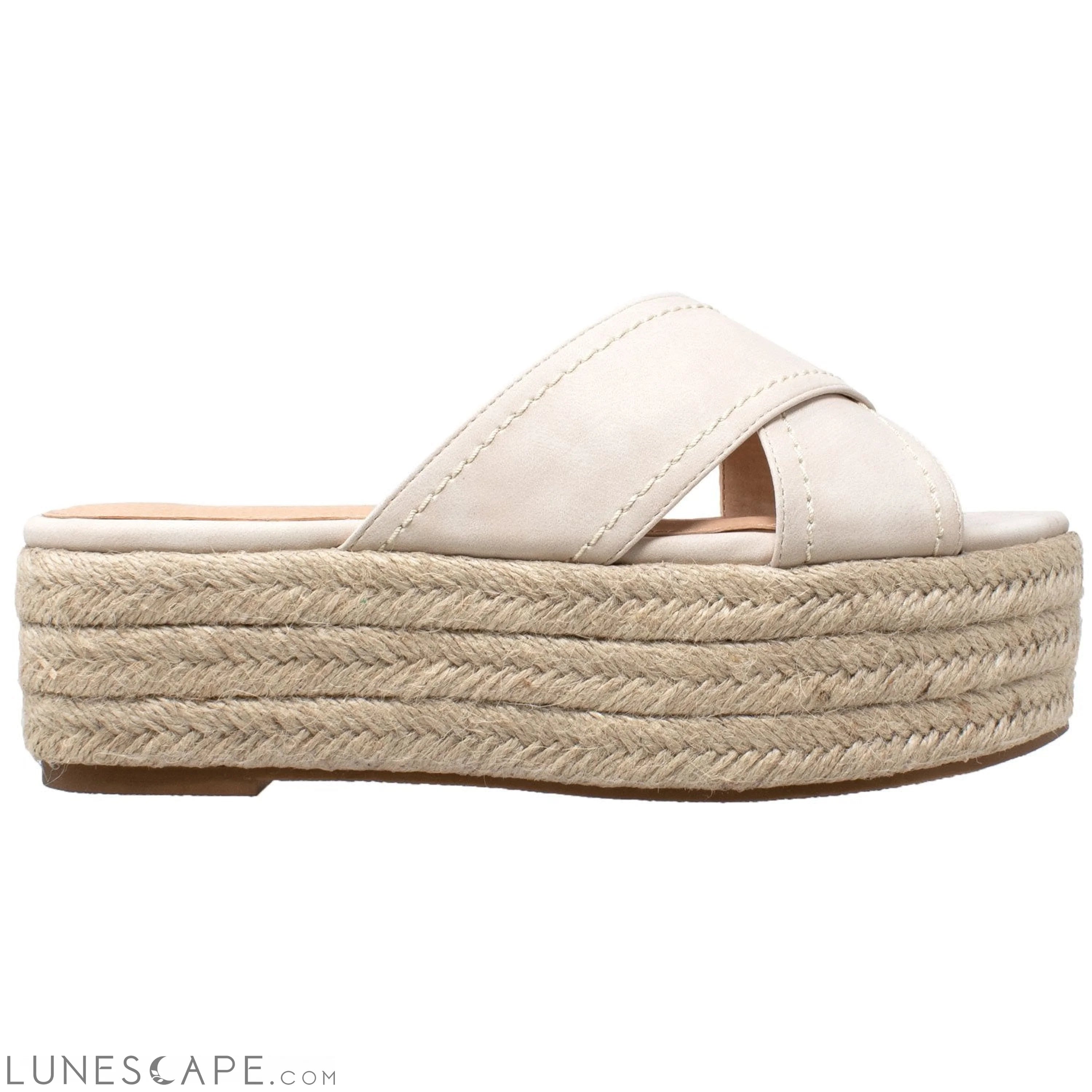 Flatform Espadrille Wedge Sandal LUNESCAPE