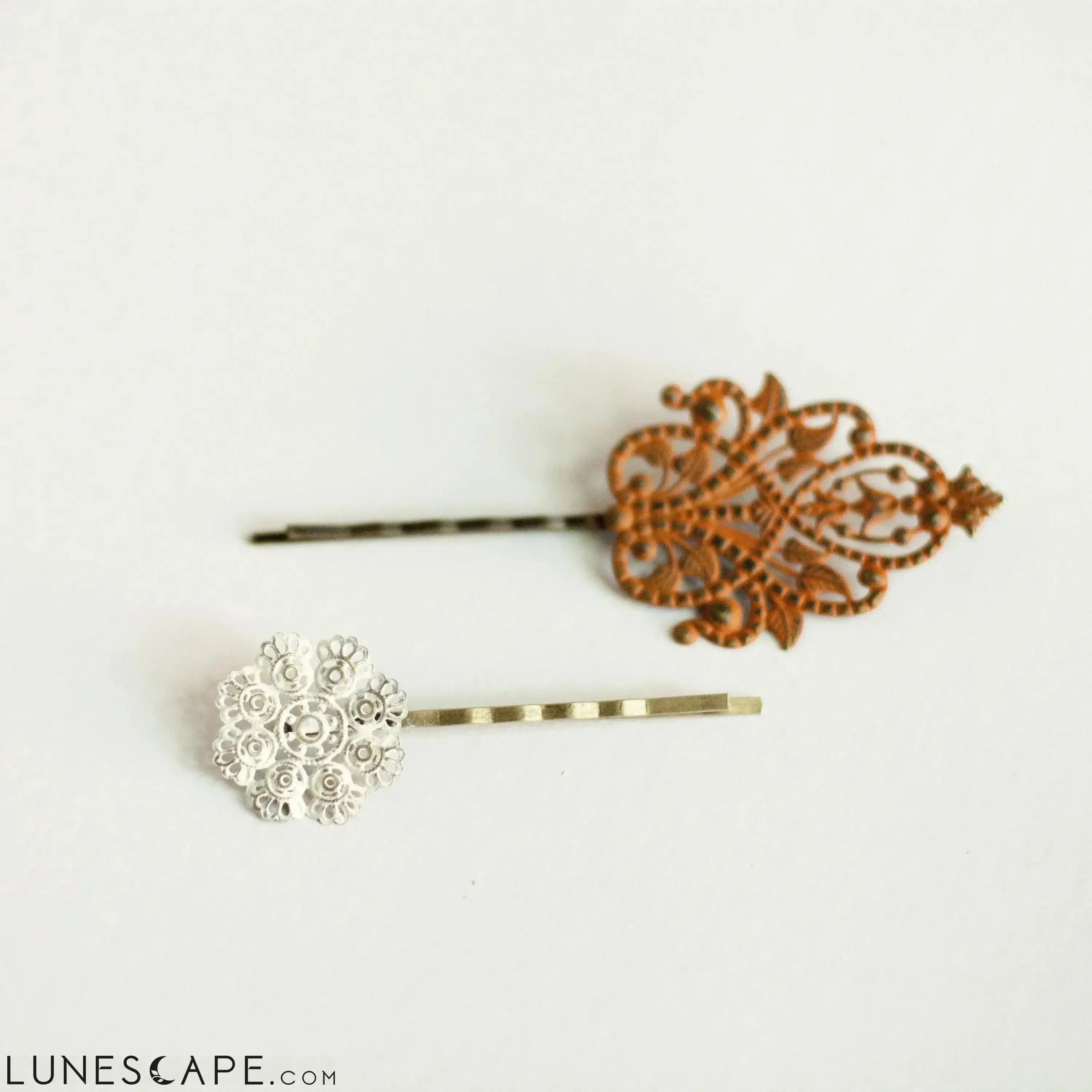Fleur Filigree Hair Pin LUNESCAPE
