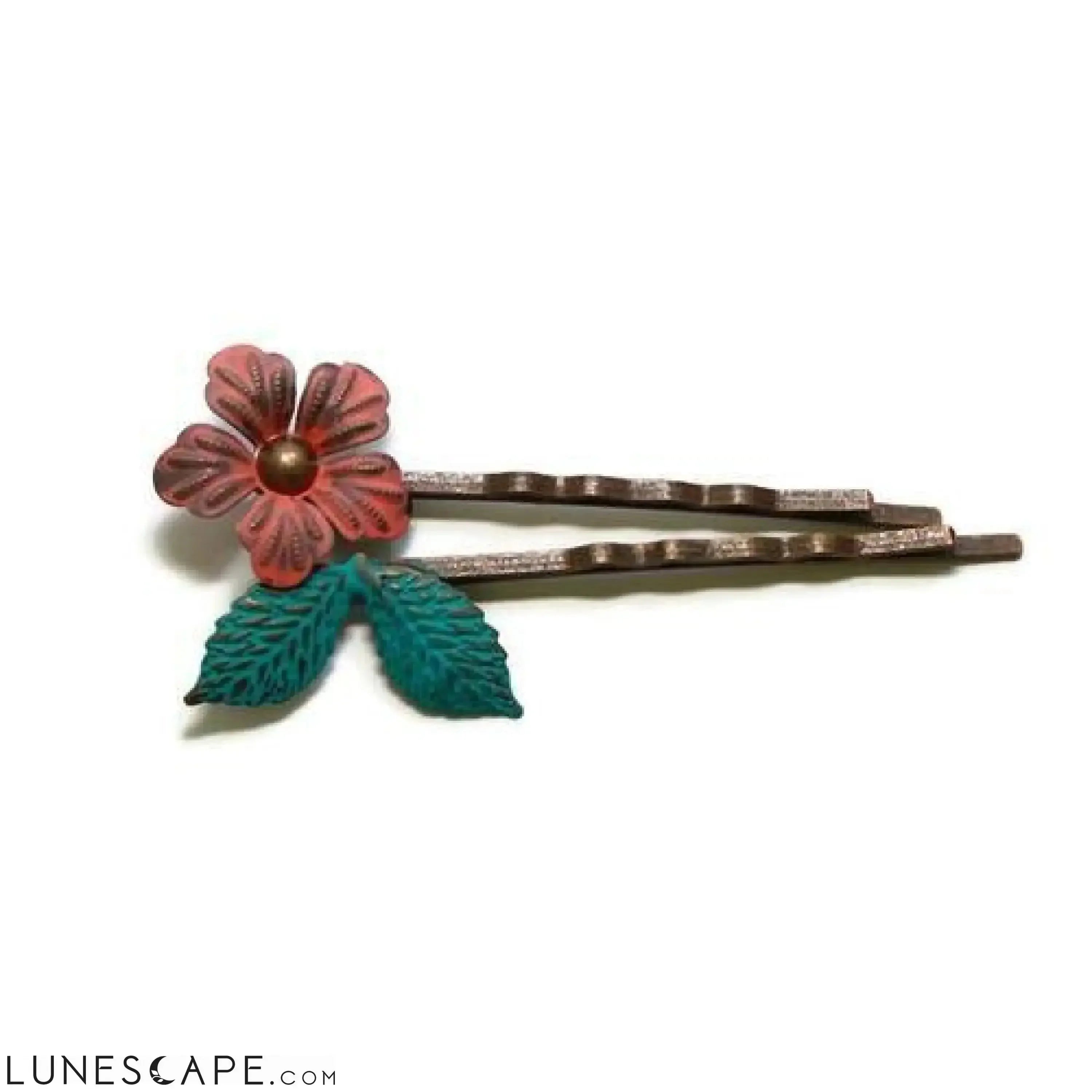 Floral Hair Pins - Set of 2 LUNESCAPE