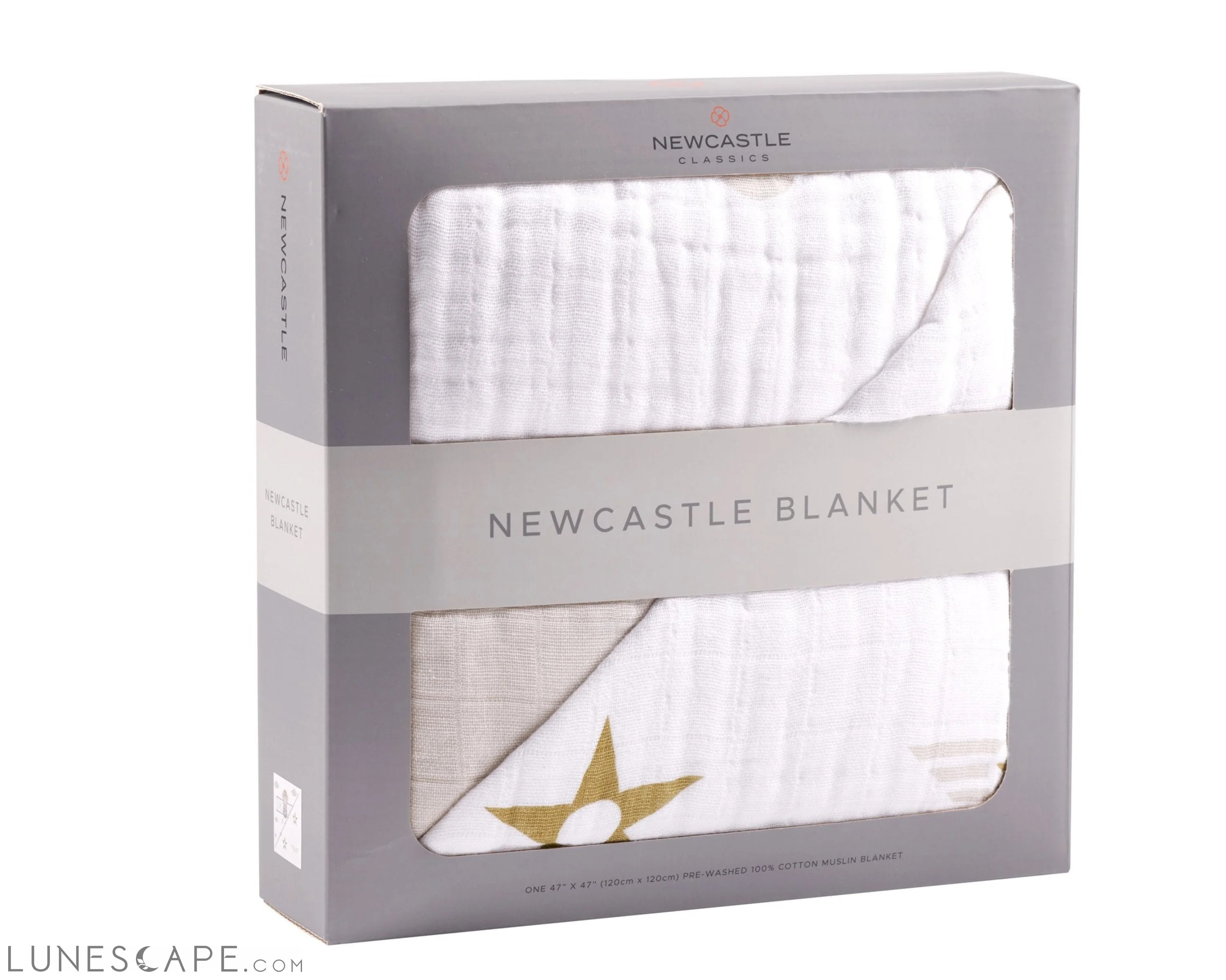 Flying Elephant Cotton Muslin Newcastle Blanket LUNESCAPE