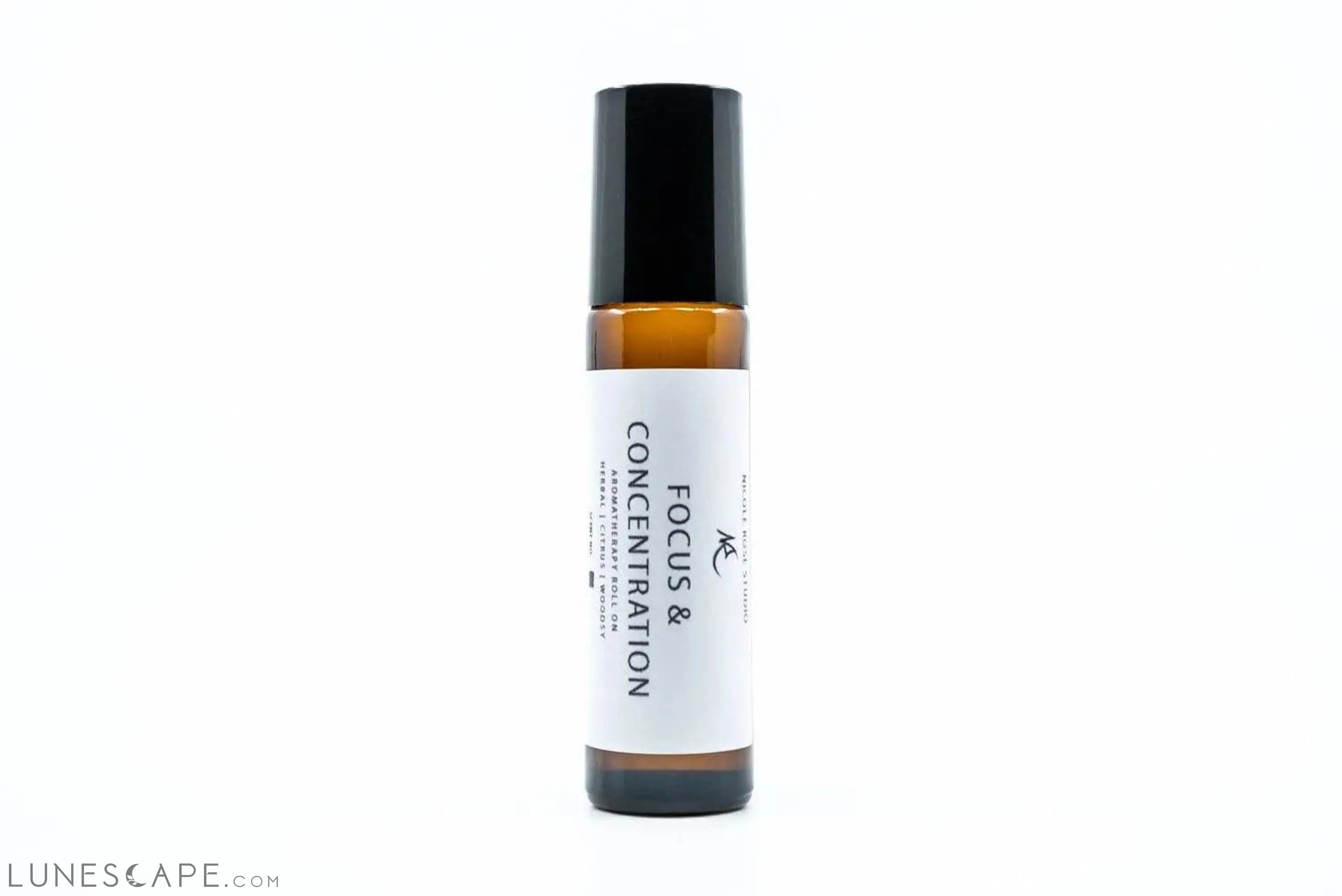 "Focus + Concentration" Essential Oil Roll On - by Nicole Rose Studio Inc.® LUNESCAPE