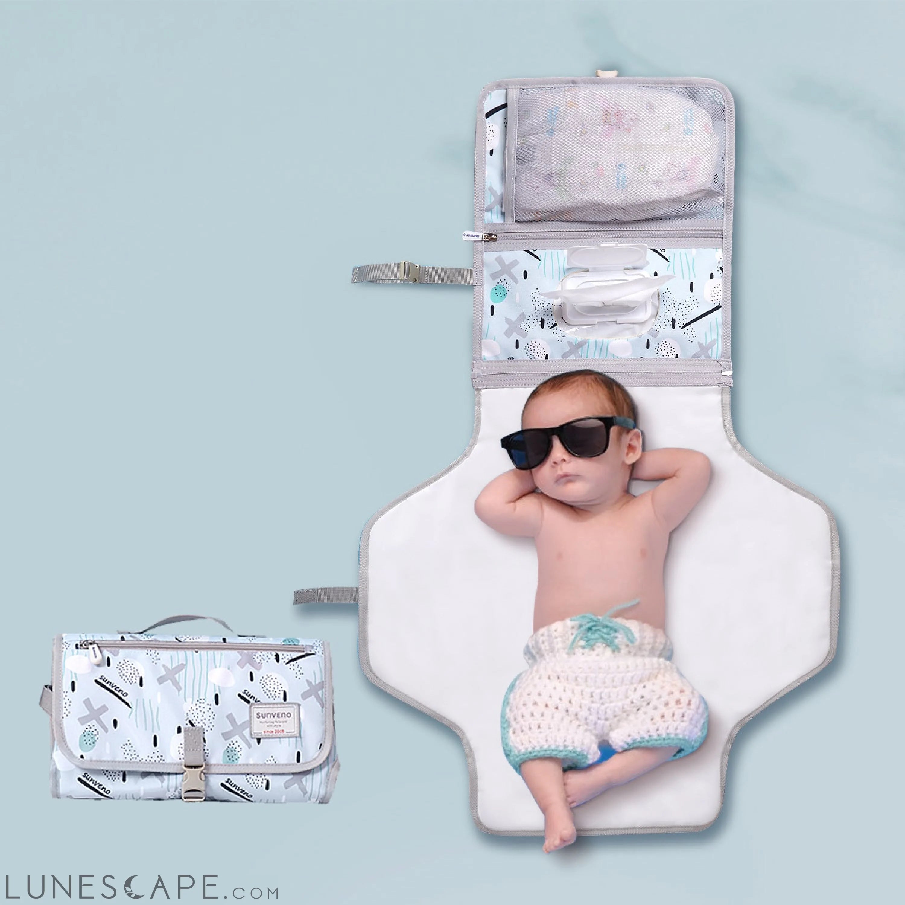 Foldable Changing Pad LUNESCAPE