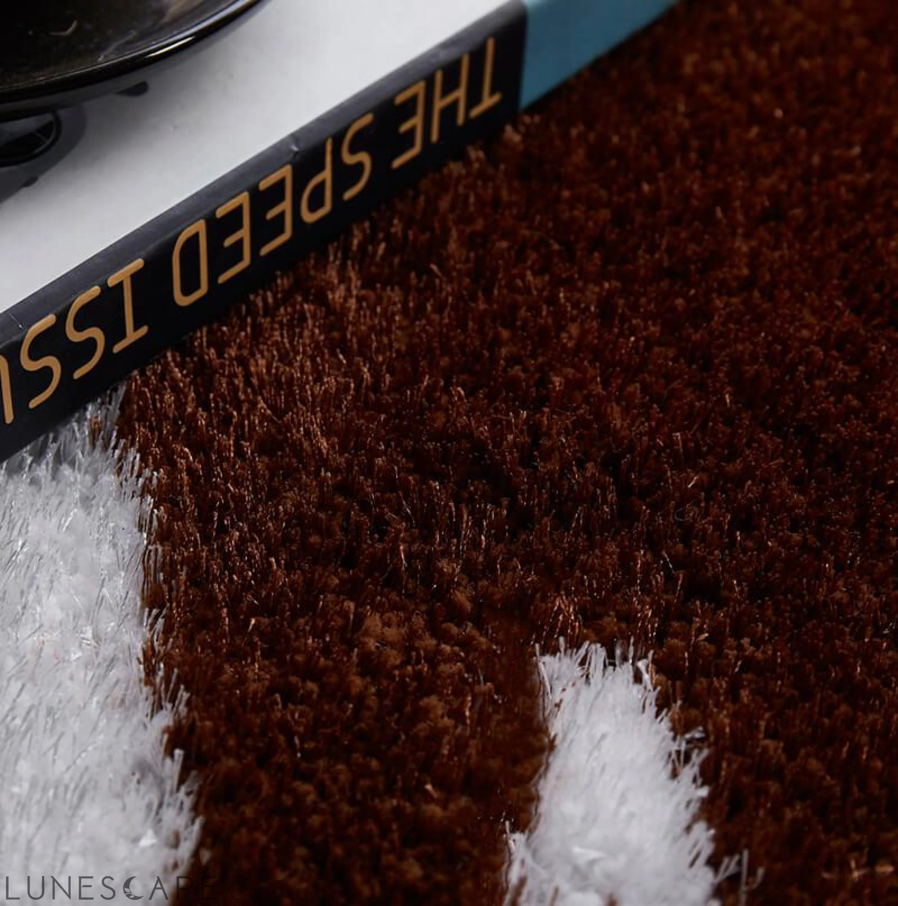 Football Shape Machine Washable Extra Soft Printed Decorative Area Rug LUNESCAPE