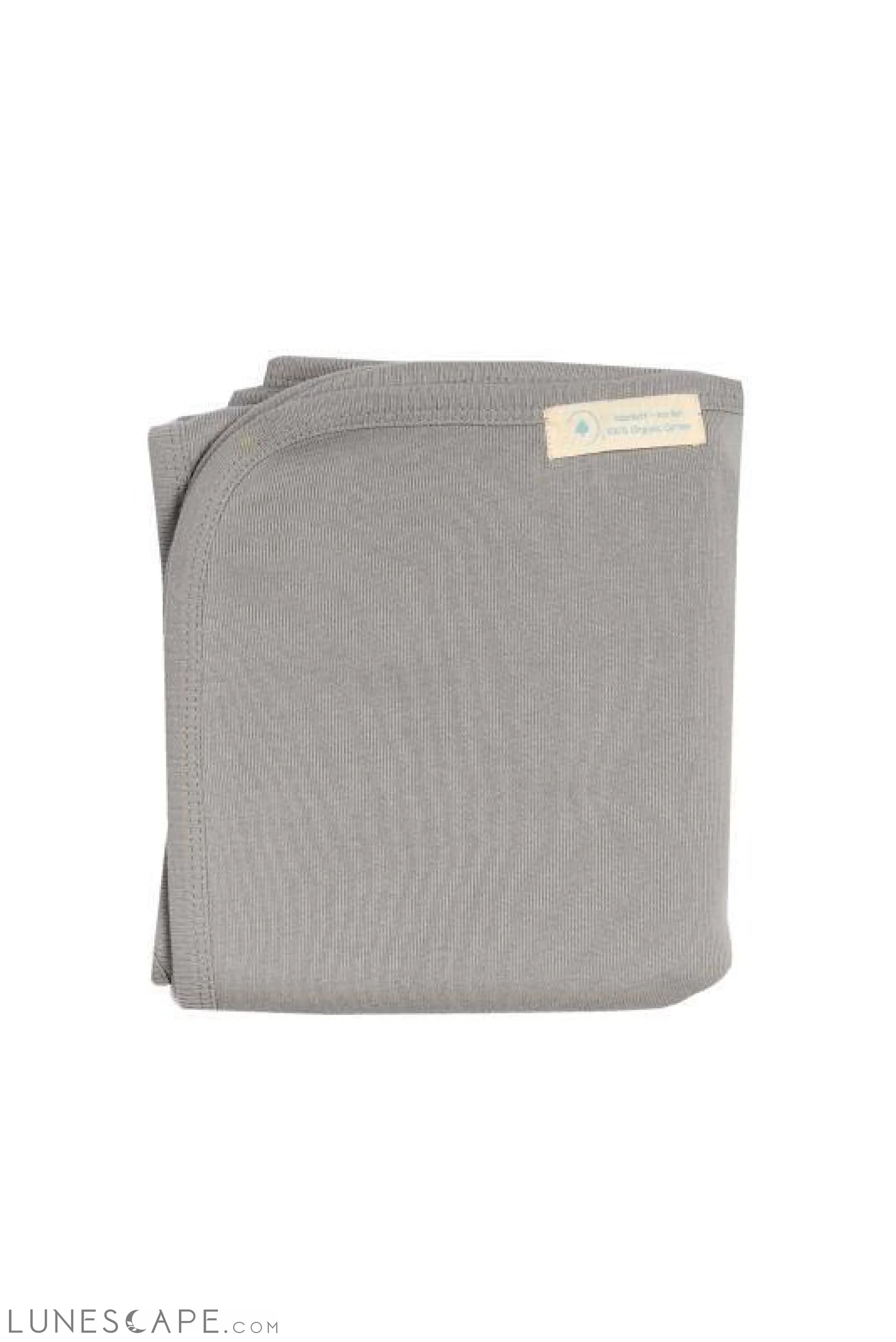 "Forever" Organic Baby Blanket -Gray LUNESCAPE