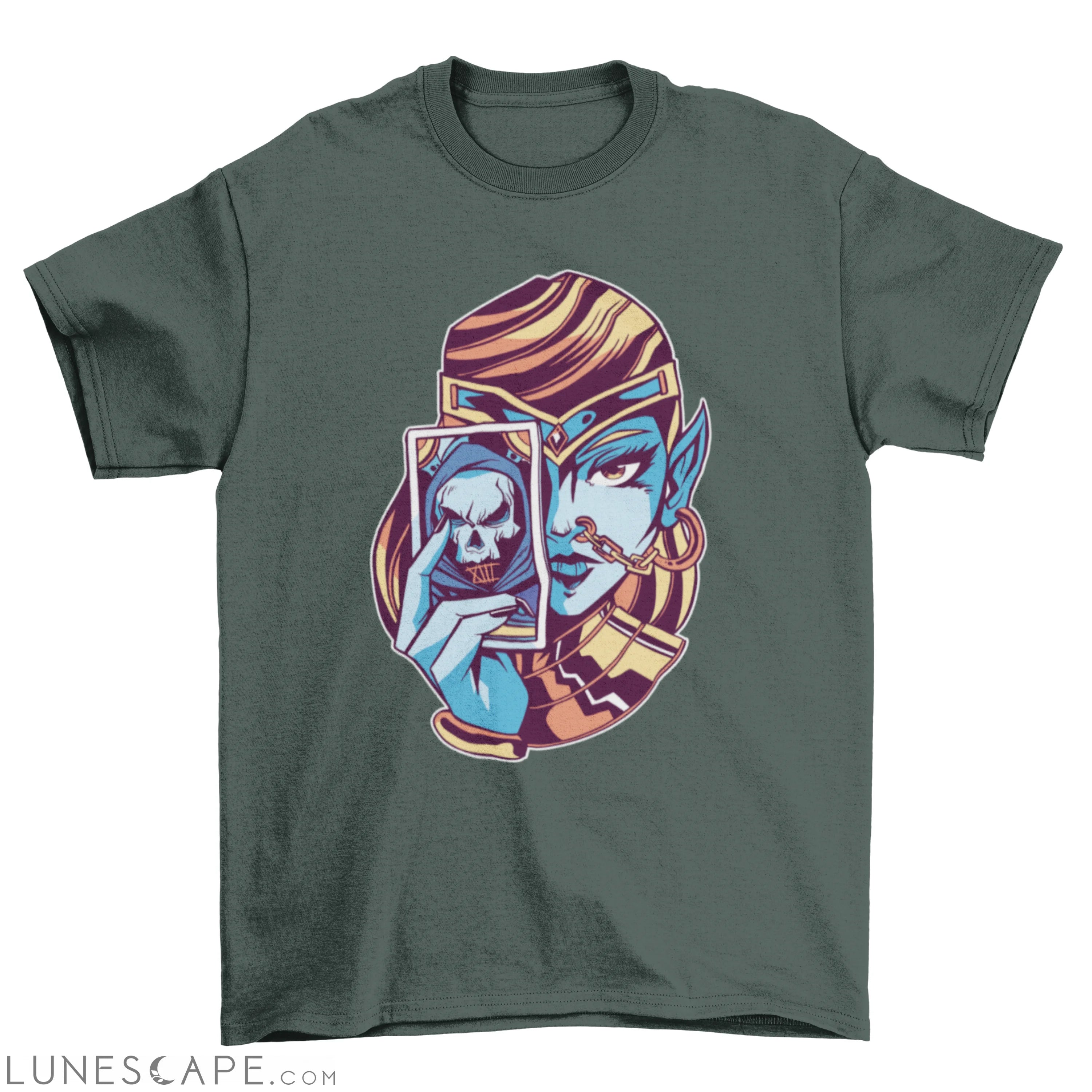 Fortune teller t-shirt design LUNESCAPE