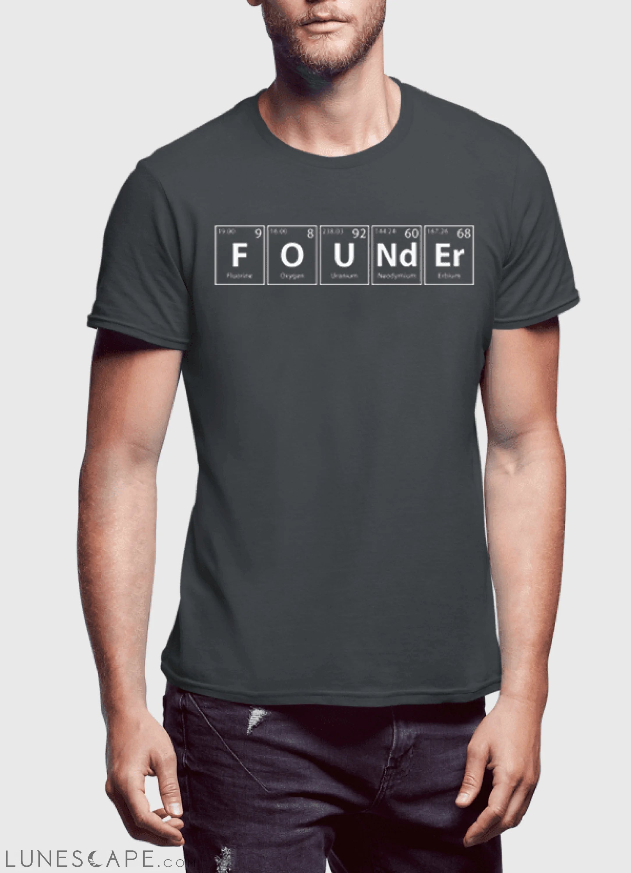 Founder Half Sleeves T-shirt LUNESCAPE