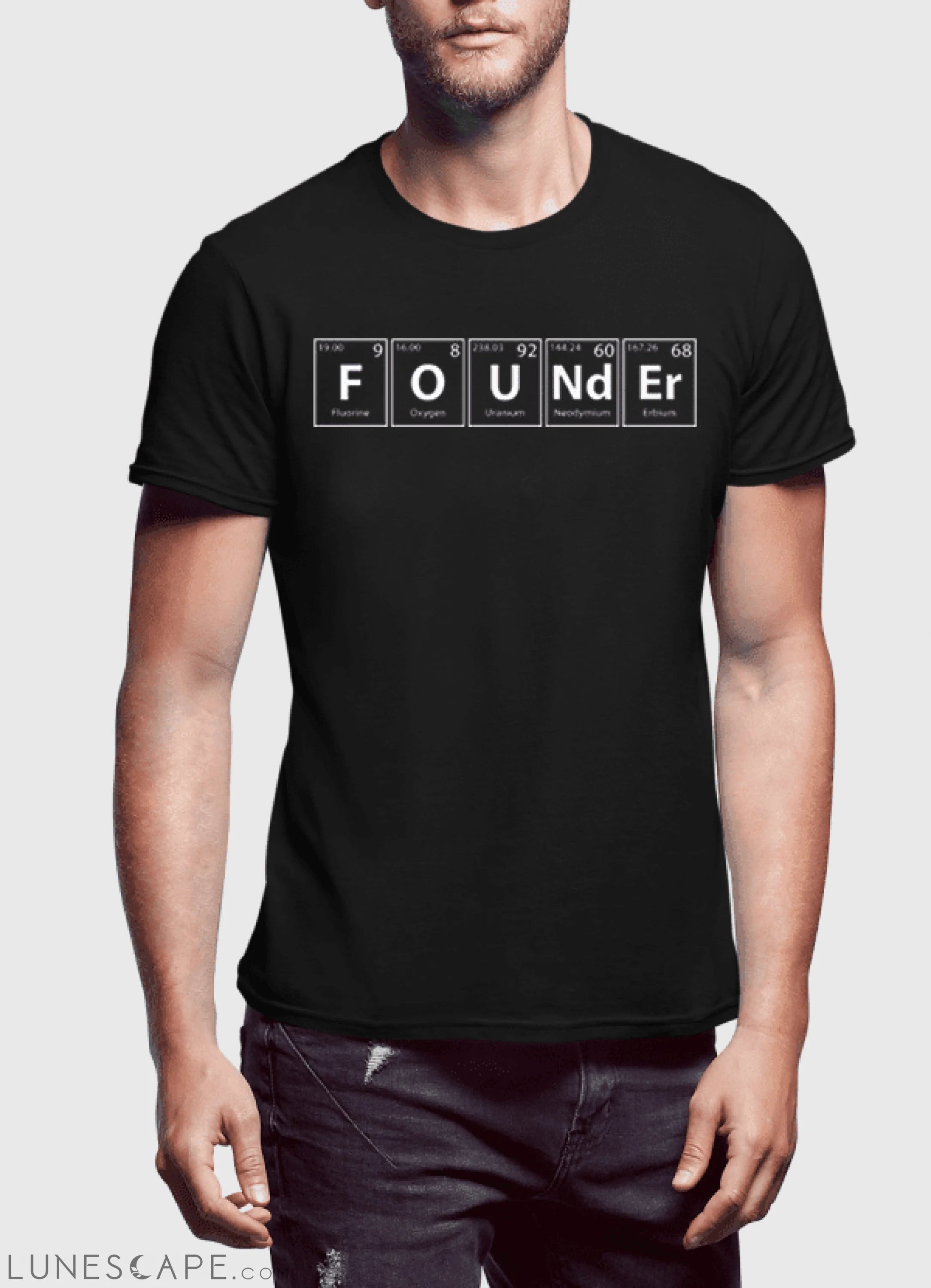 Founder Half Sleeves T-shirt LUNESCAPE