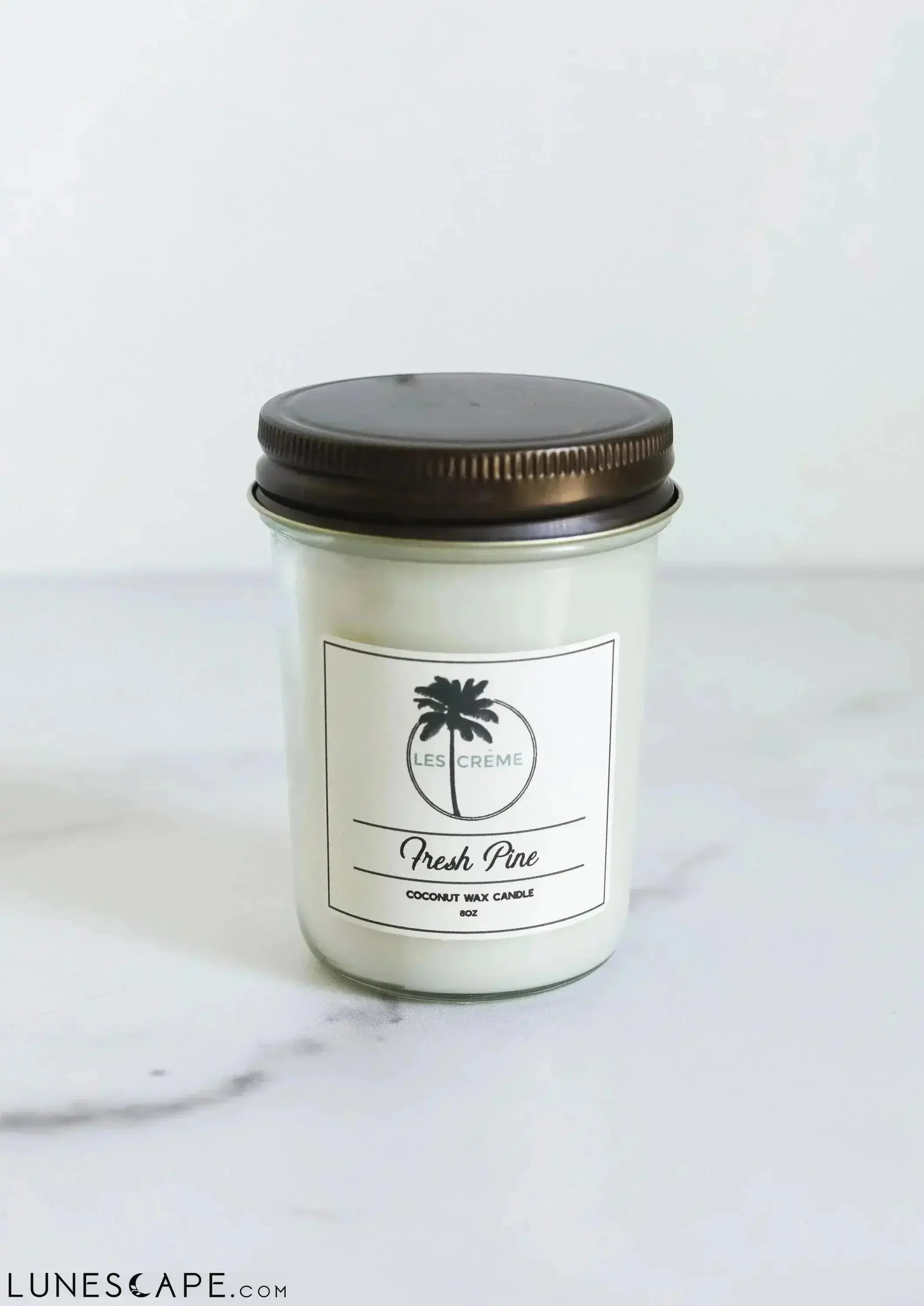 Fresh Pine Scent Coconut Wax Candle LUNESCAPE