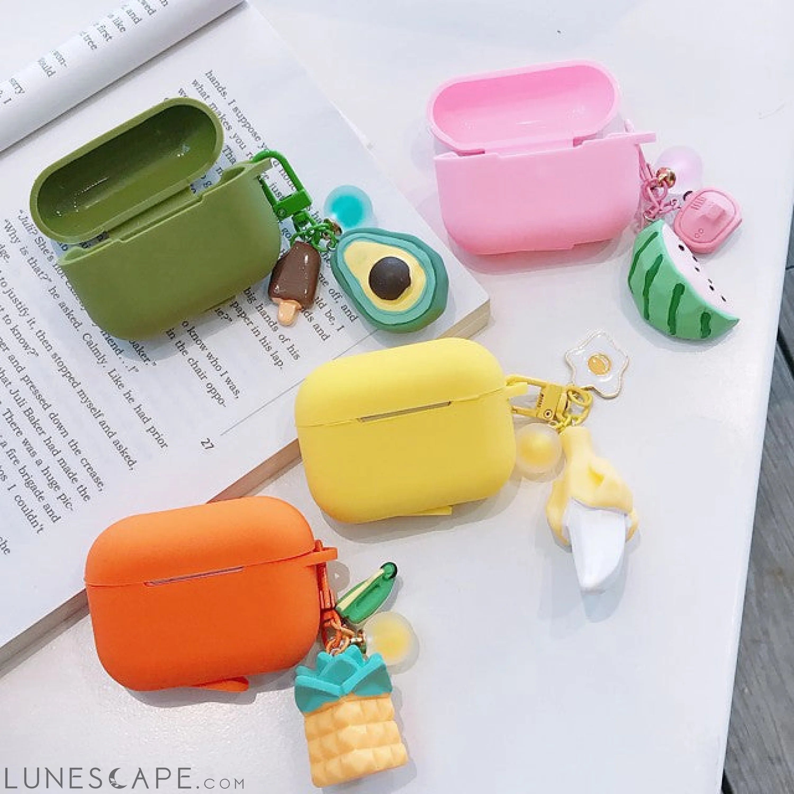 Fruit pendant Silicone AirPods pro Case LUNESCAPE