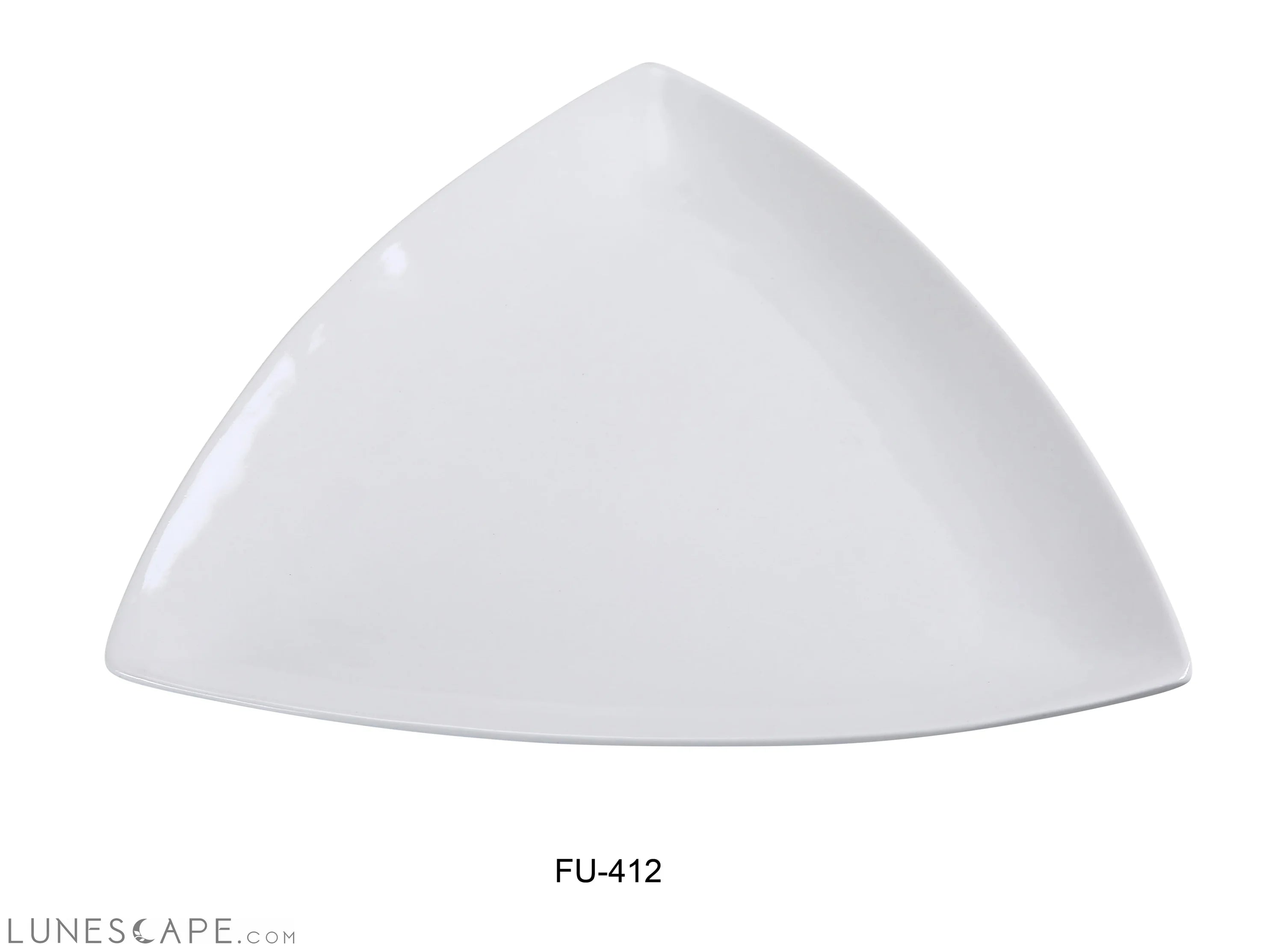 Fuji 12" Triangle Dinner Plate LUNESCAPE