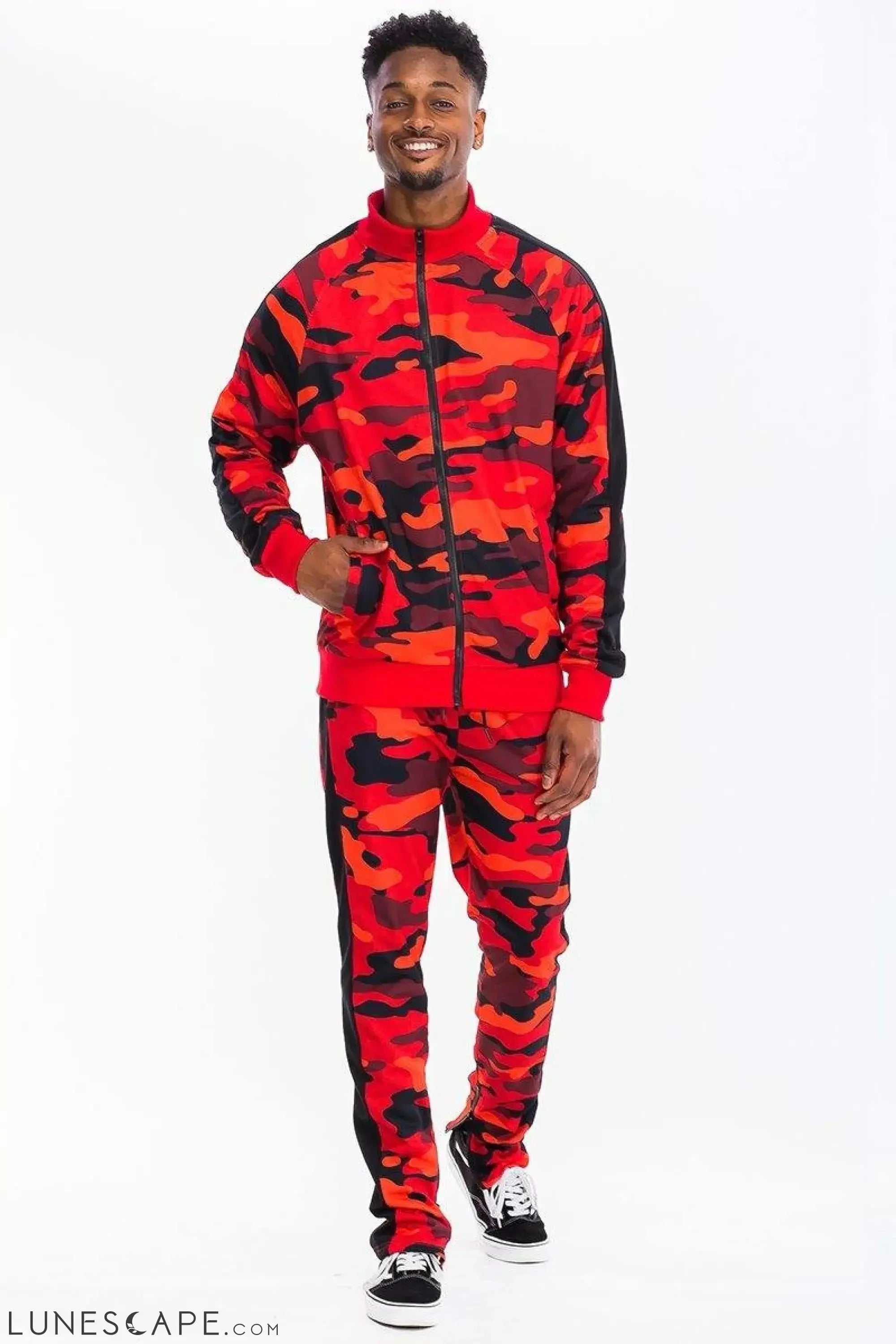 FULL CAMO TRACK SET - Red LUNESCAPE