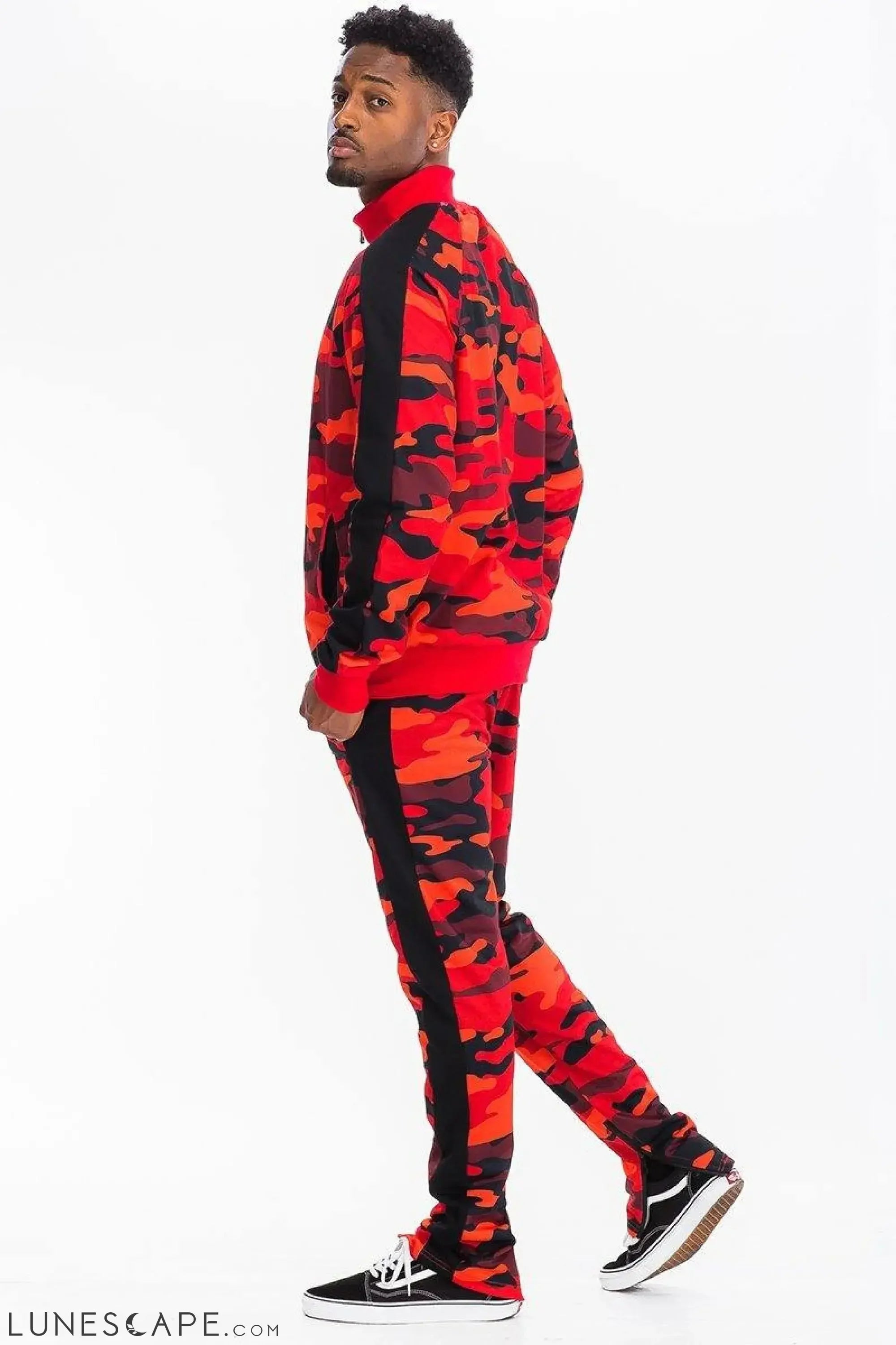 FULL CAMO TRACK SET - Red LUNESCAPE