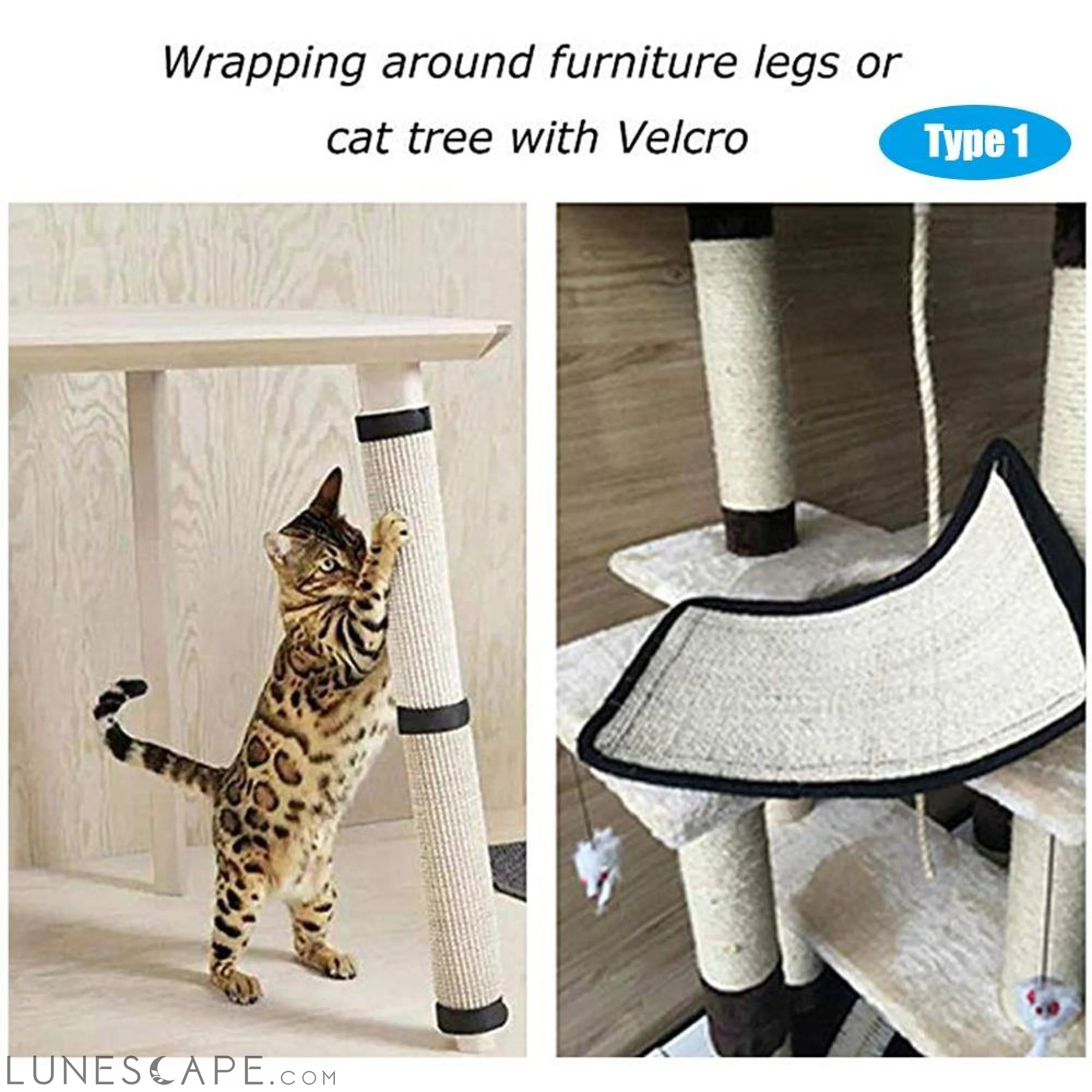 Furniture Shield Scratch Pad for Cats LUNESCAPE