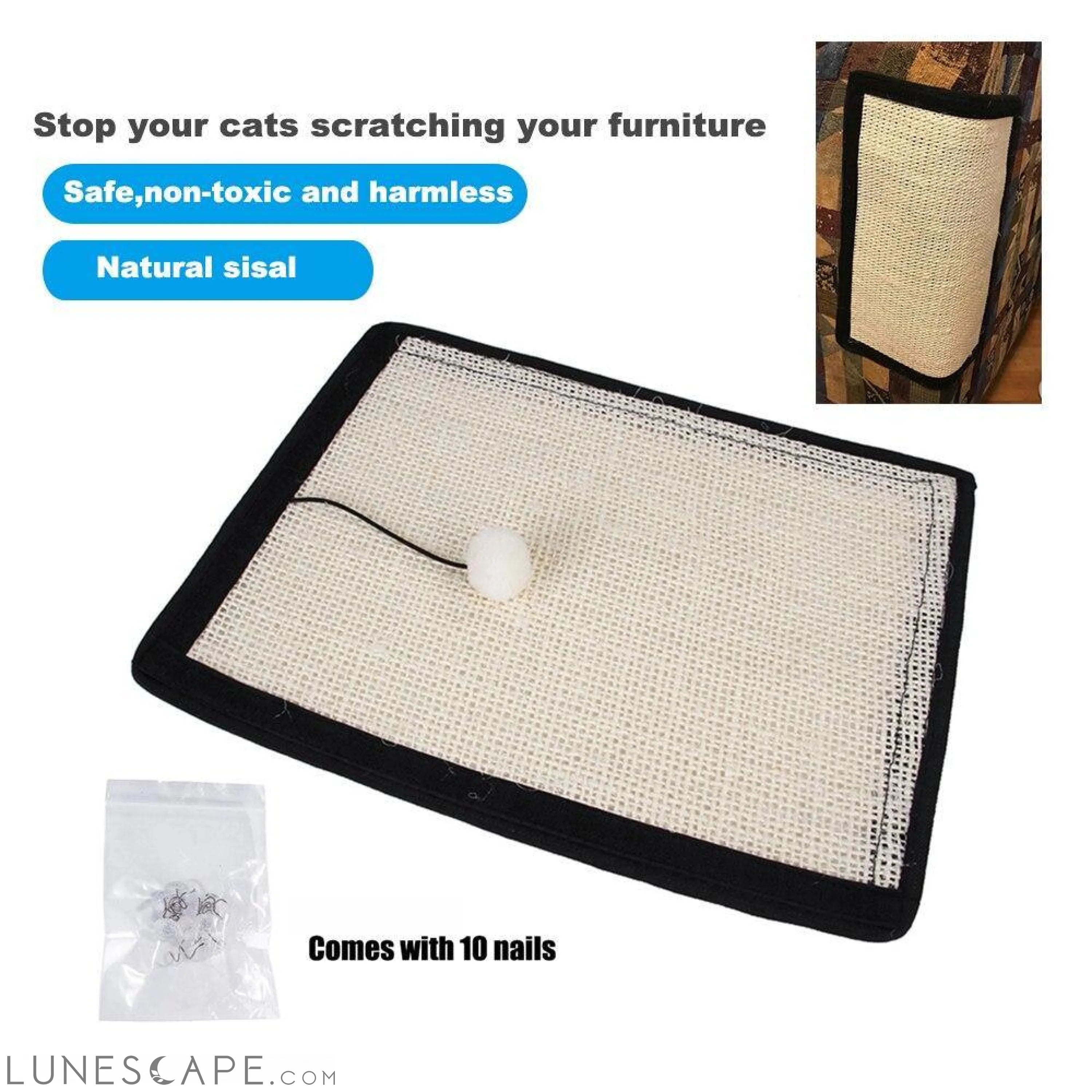 Furniture Shield Scratch Pad for Cats LUNESCAPE