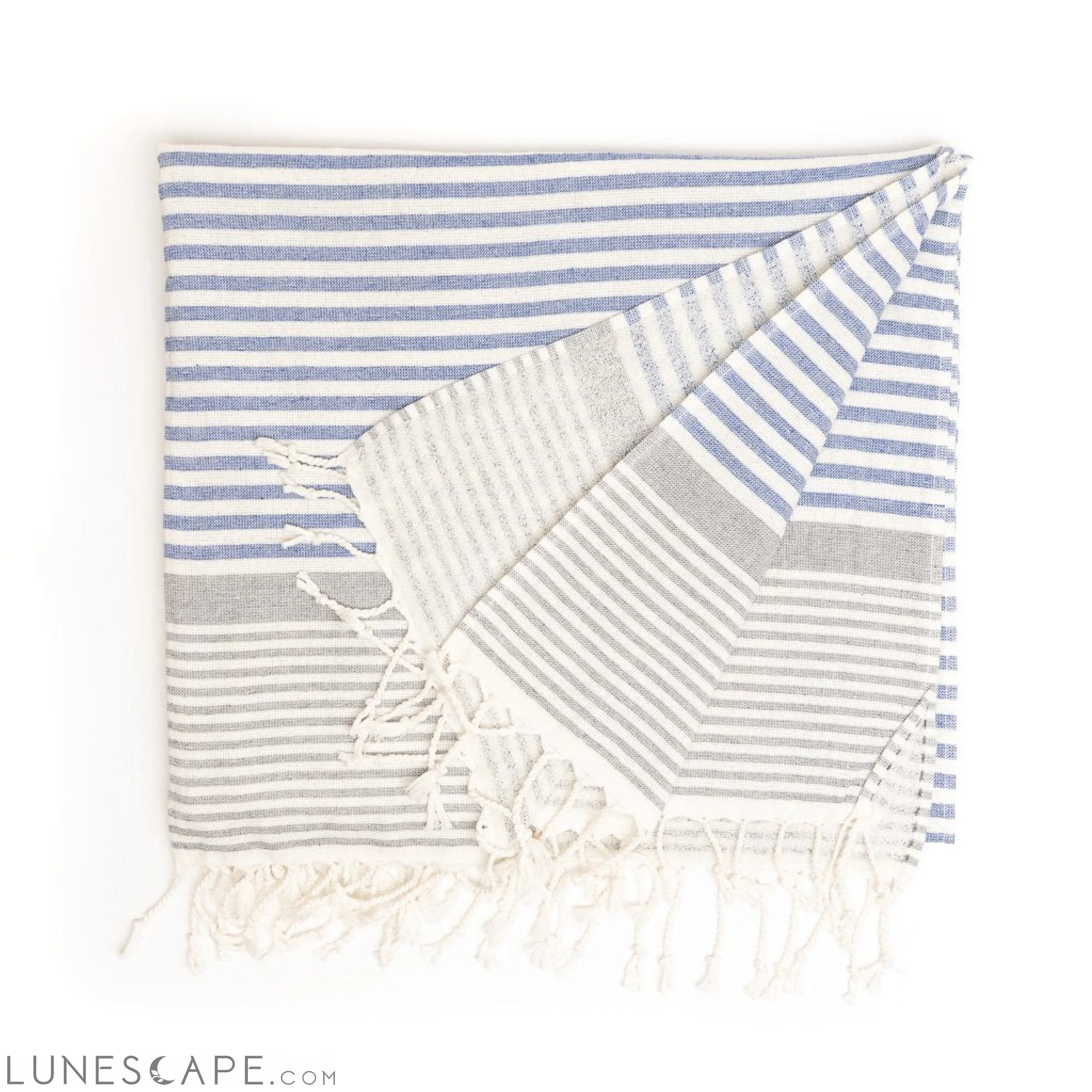 Gallipoli Peshtemal Pure Cotton Beach Towel LUNESCAPE