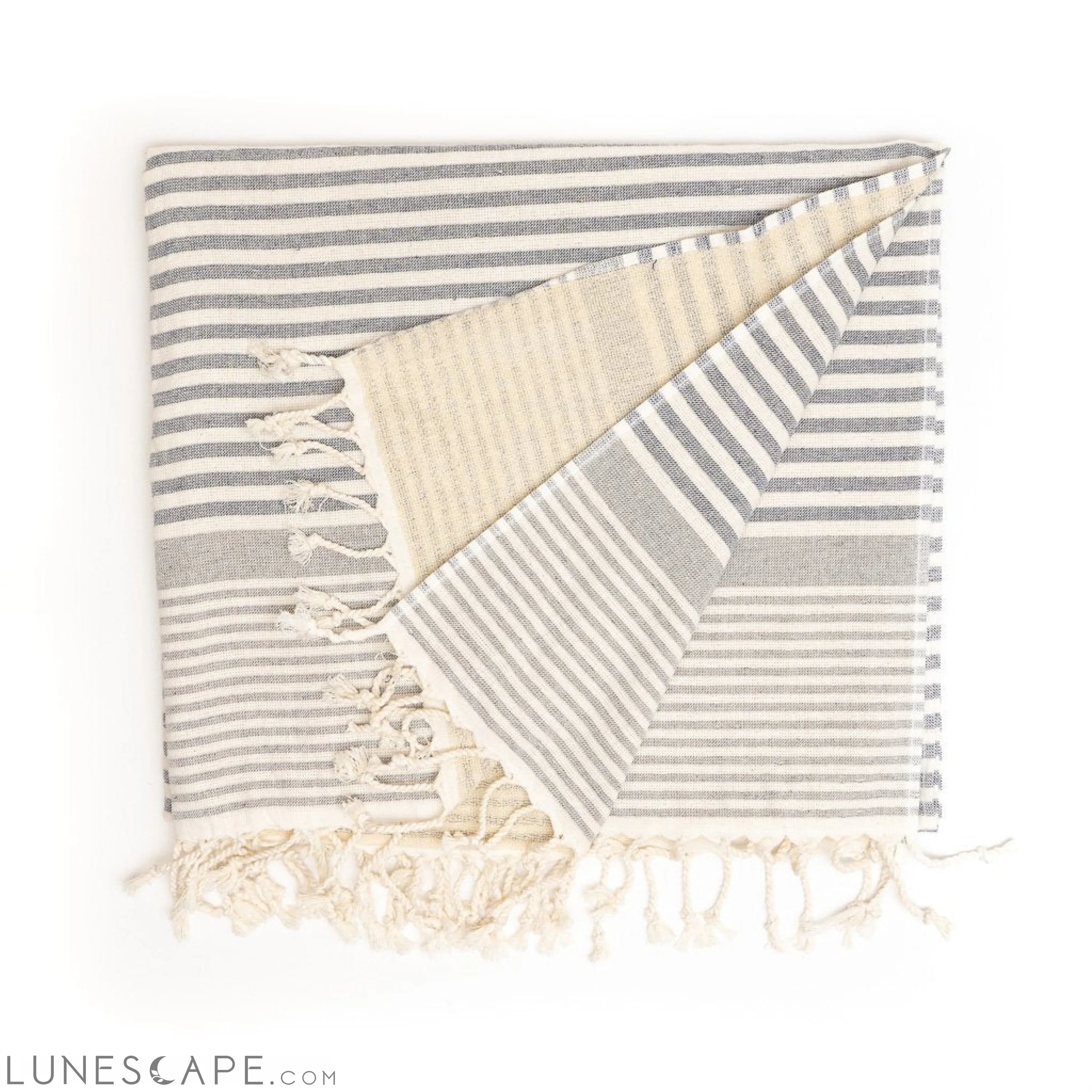 Gallipoli Peshtemal Pure Cotton Beach Towel LUNESCAPE