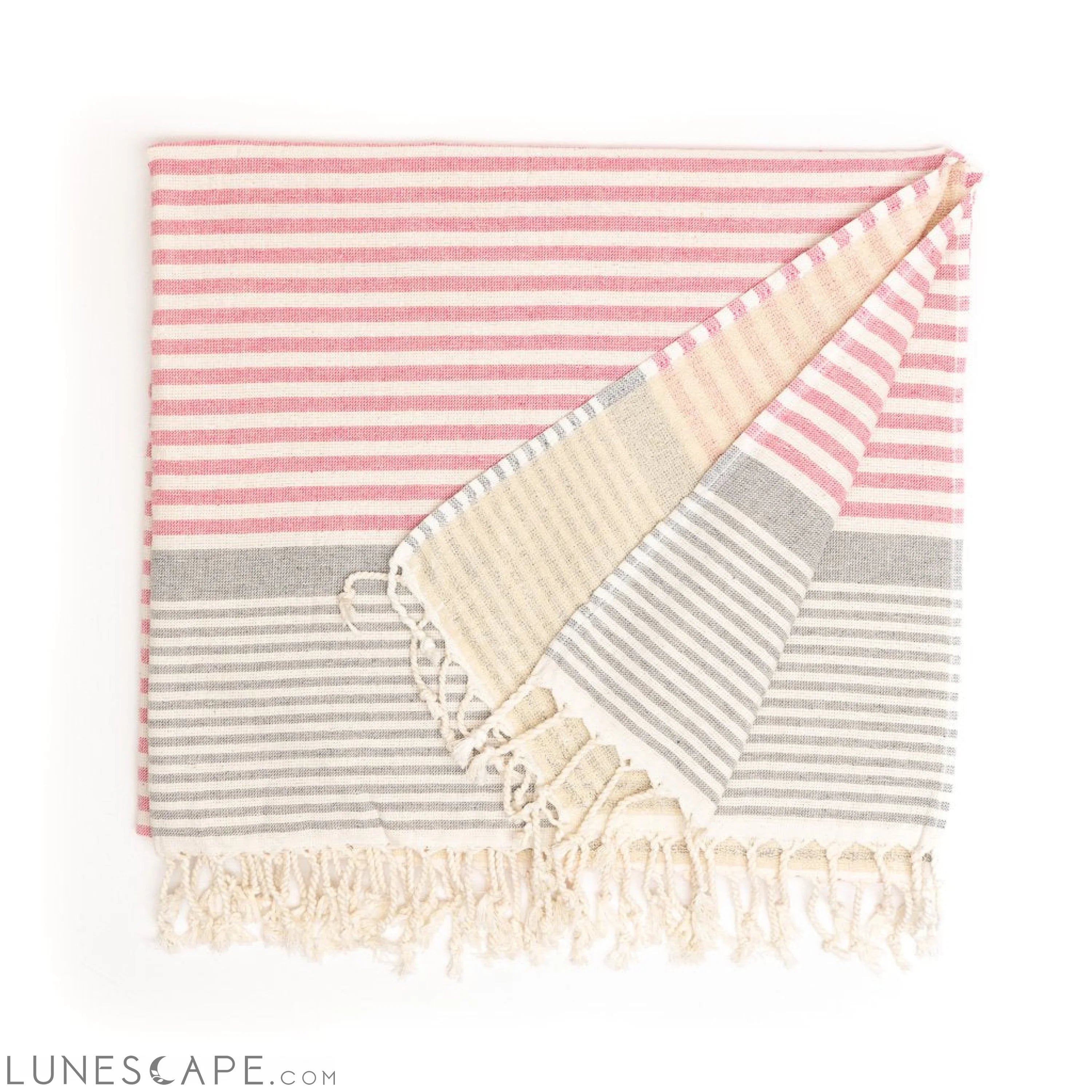 Gallipoli Peshtemal Pure Cotton Beach Towel LUNESCAPE