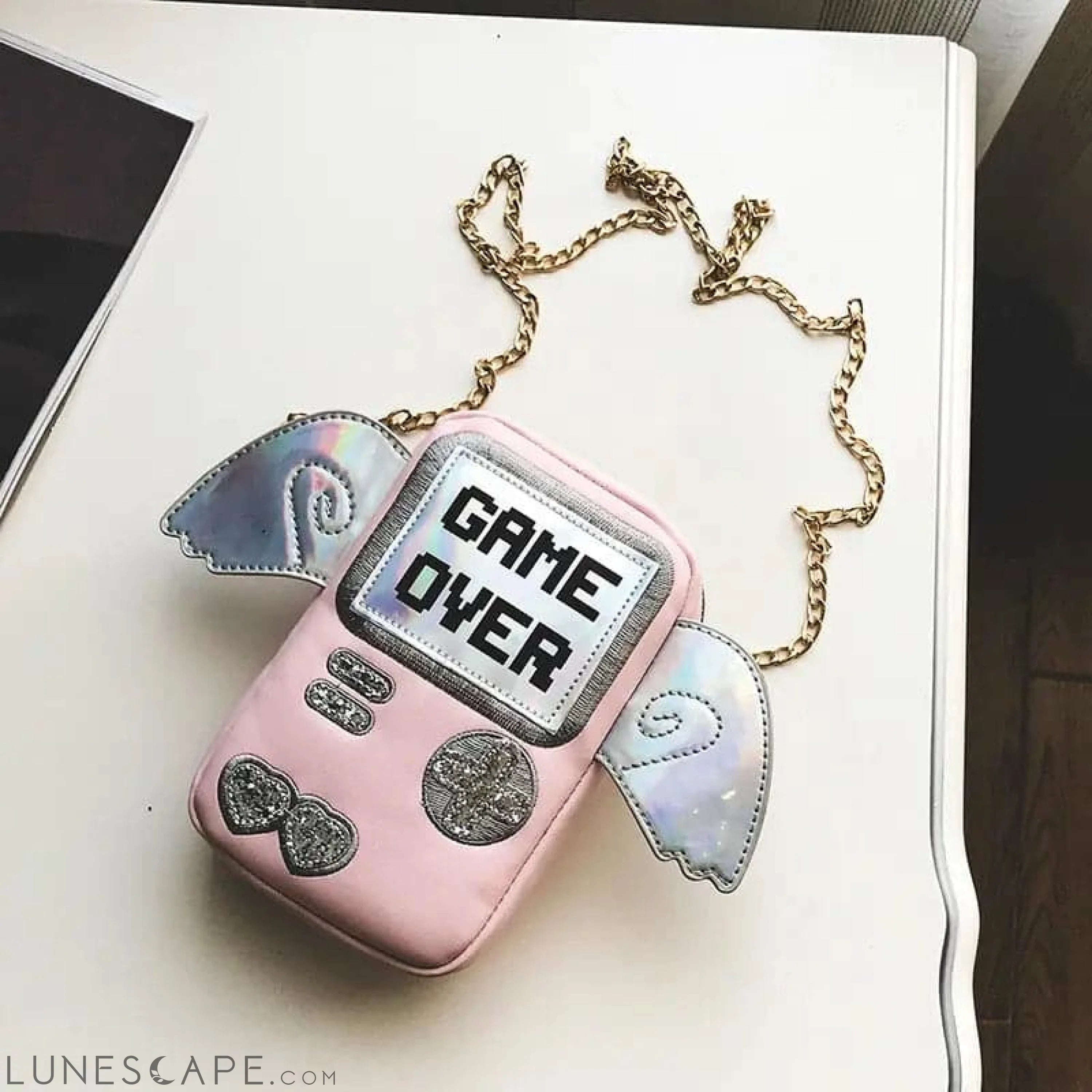 Game Over Novelty Mini Crossbody Bag LUNESCAPE