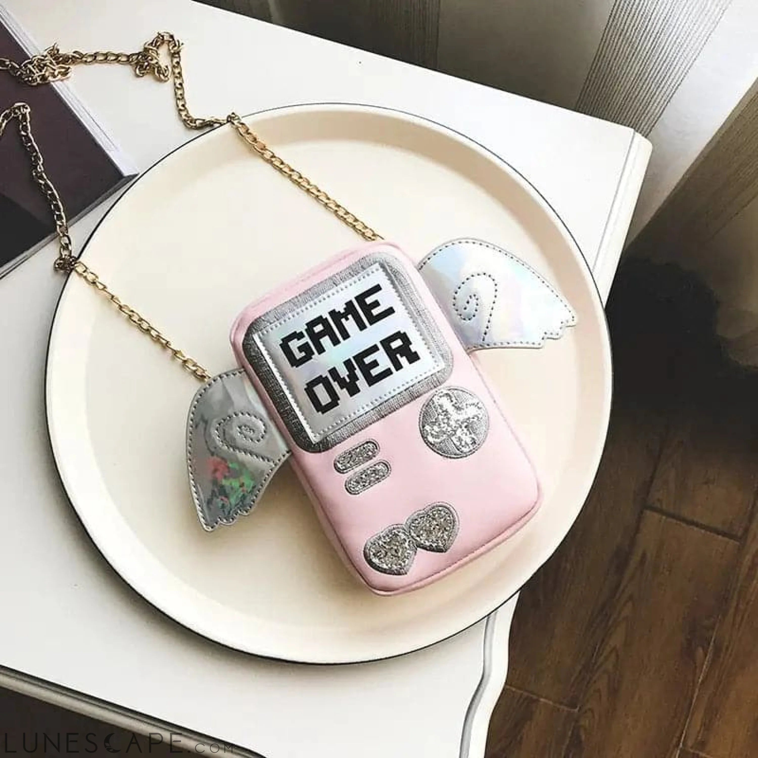 Game Over Novelty Mini Crossbody Bag LUNESCAPE