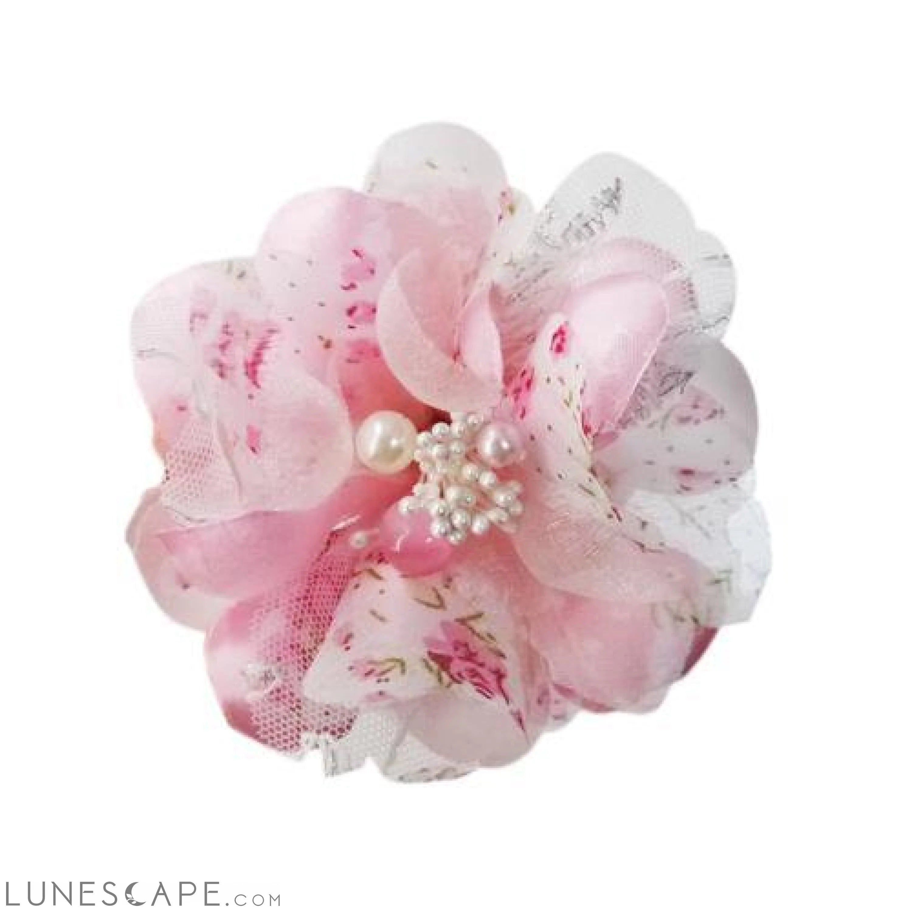 Gardenia Collar Flower - Pink LUNESCAPE