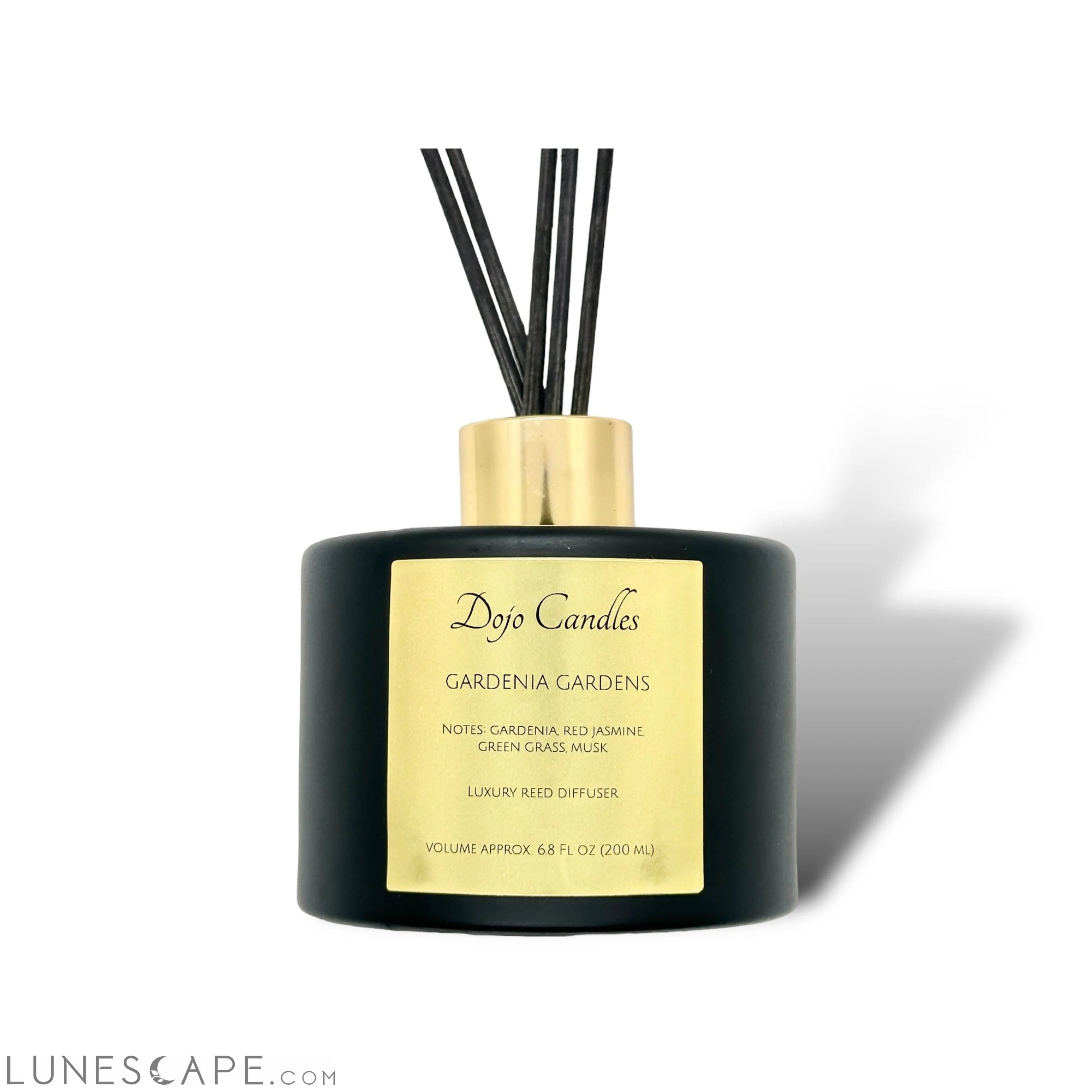 Gardenia Gardens Luxury Reed Diffuser LUNESCAPE