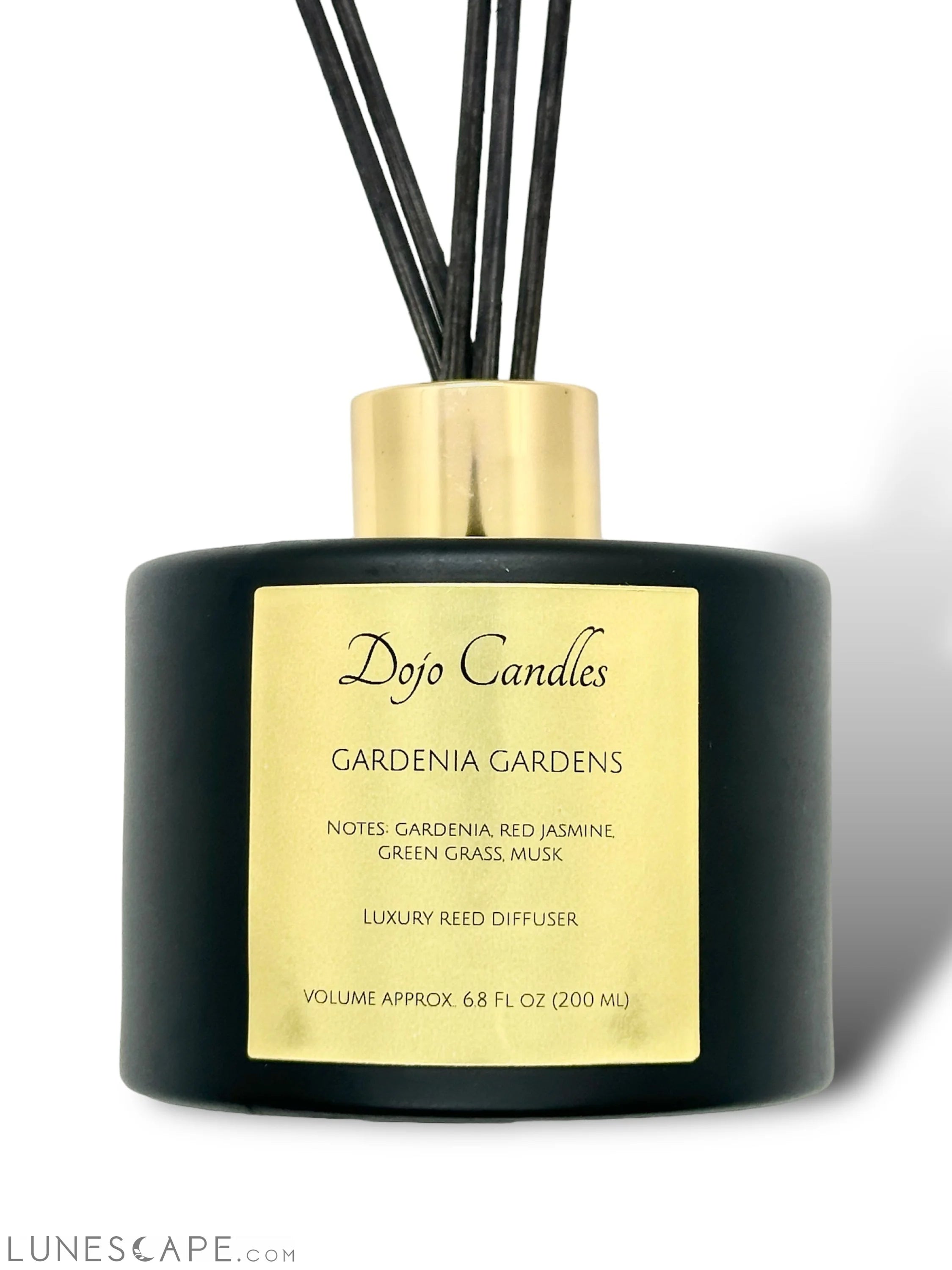 Gardenia Gardens Luxury Reed Diffuser LUNESCAPE