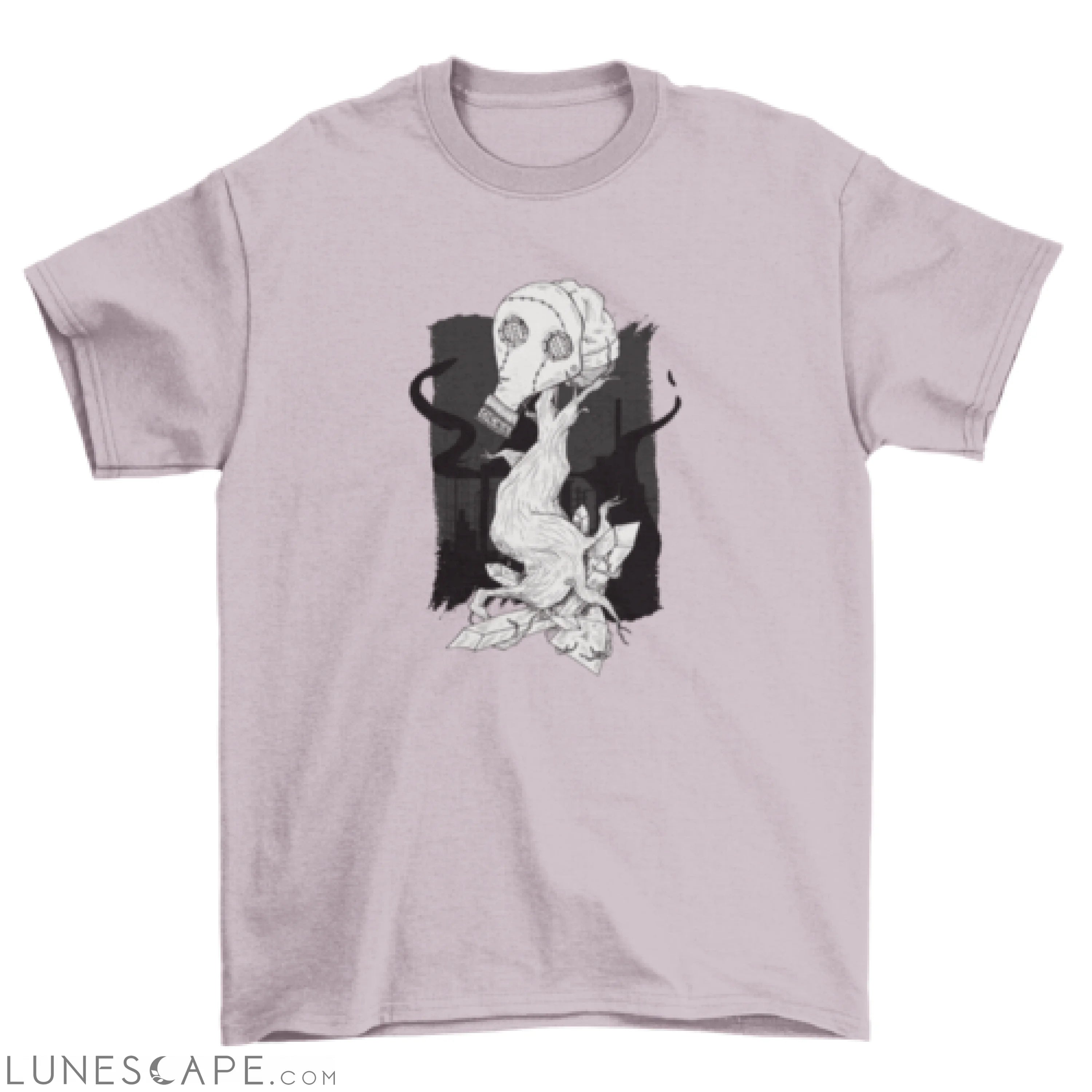 Gas Mask Tree T-Shirt Design LUNESCAPE