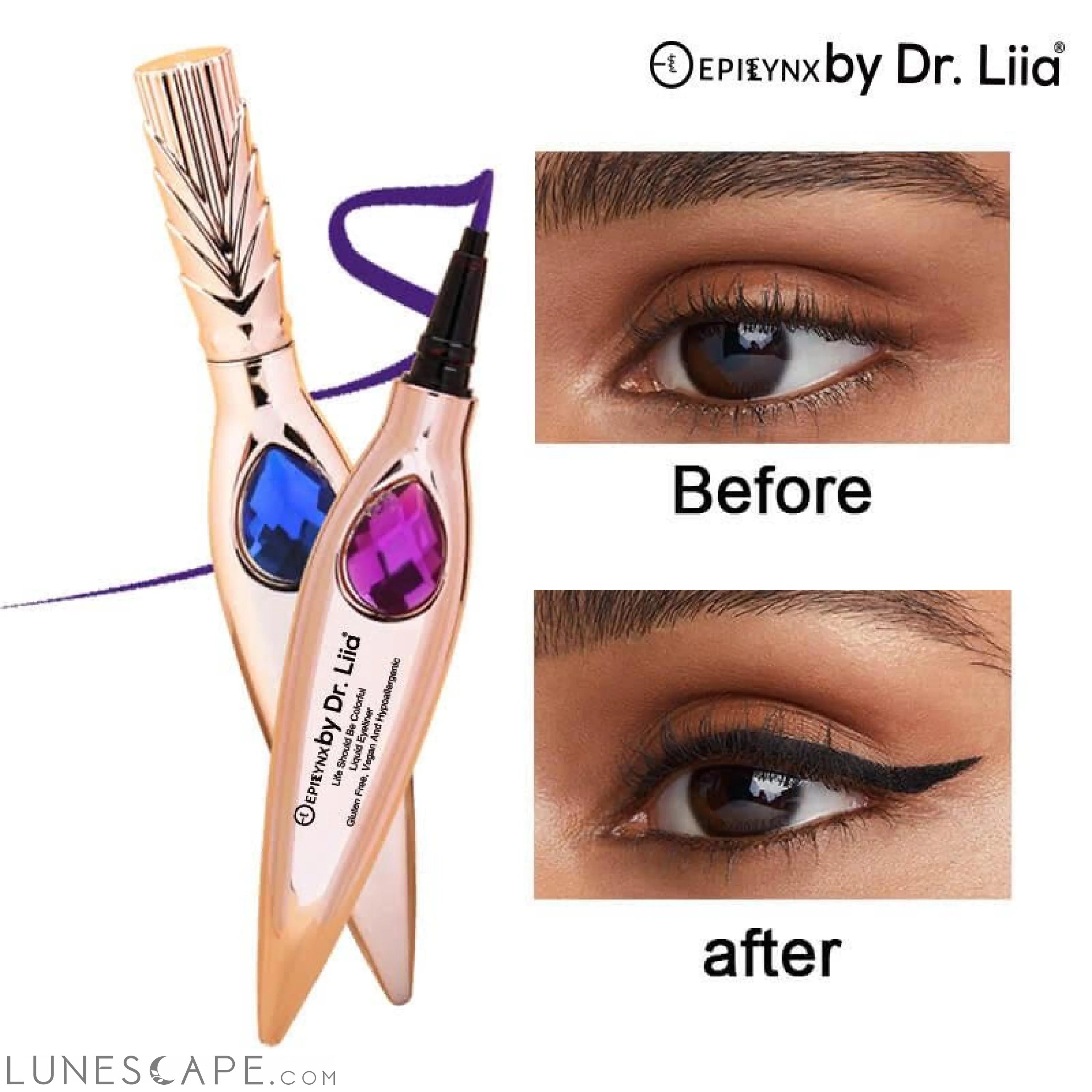 Gem Liquid Eyeliner with a Precision Tip LUNESCAPE