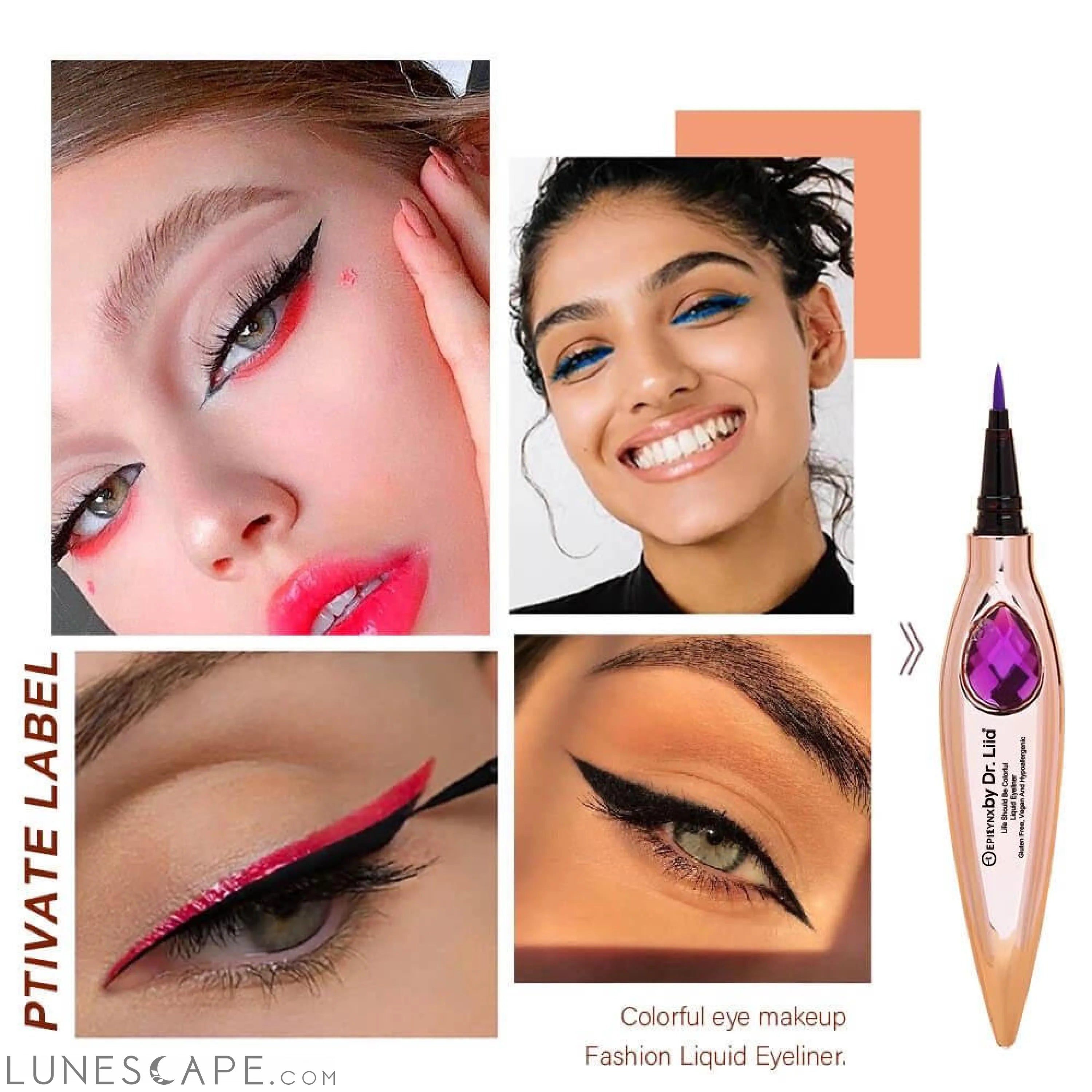 Gem Liquid Eyeliner with a Precision Tip LUNESCAPE