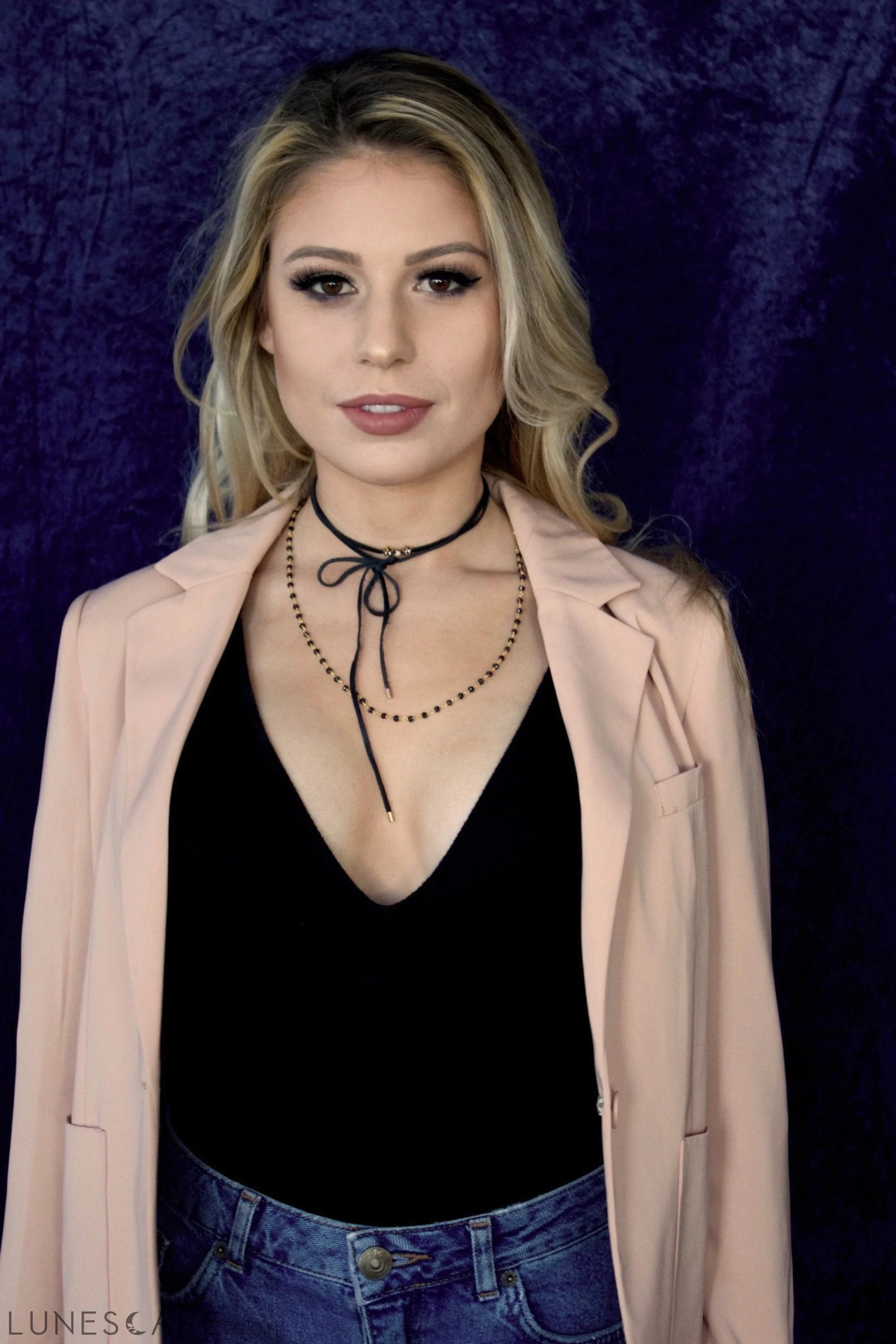 Gemma Convertible Gold Pearl Halo Headband LUNESCAPE
