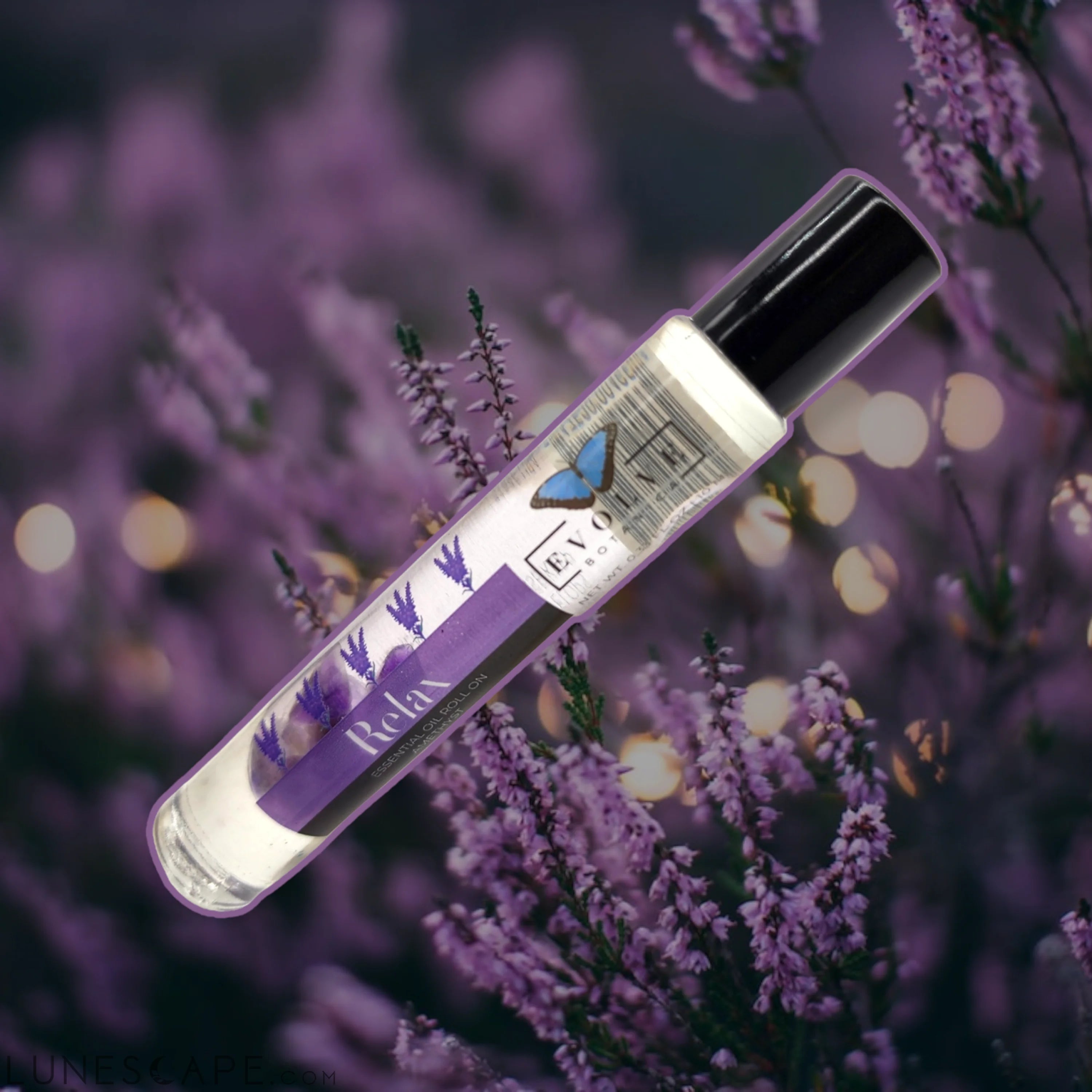 Gemstone Essential Oil Roll on - Relax LUNESCAPE