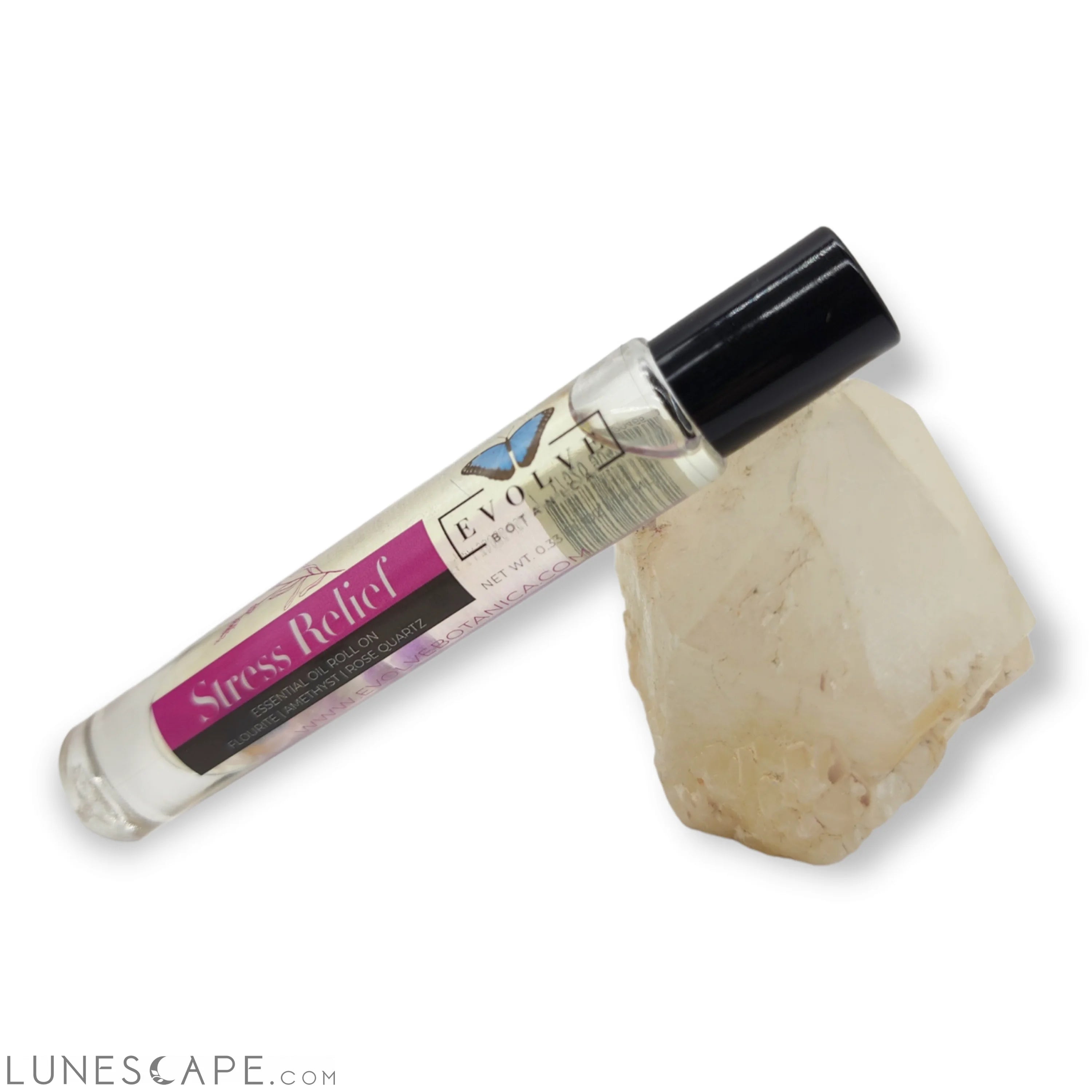 Gemstone Essential Oil Roll on - Stress Relief LUNESCAPE