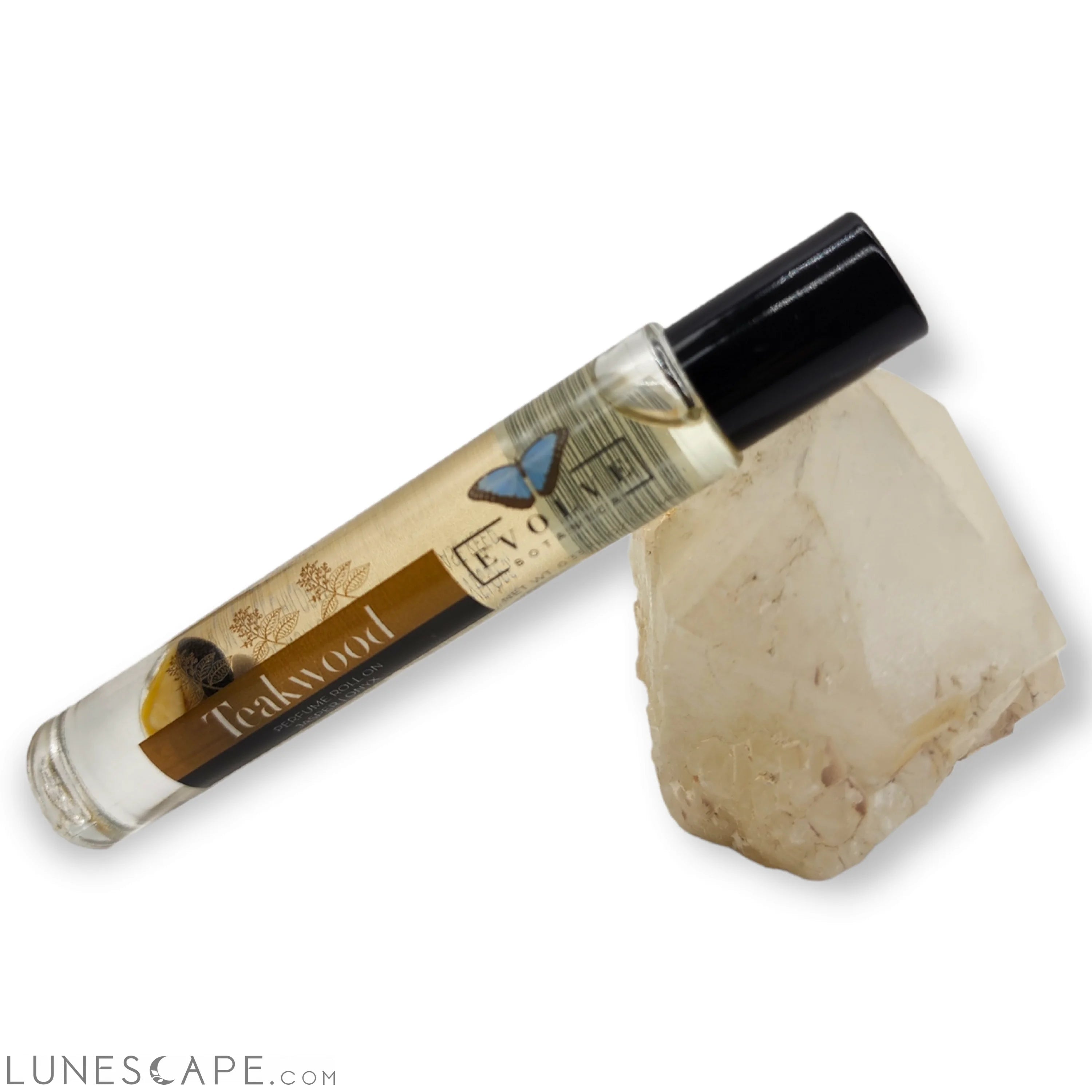 Gemstone Perfume Roll on - Teakwood LUNESCAPE