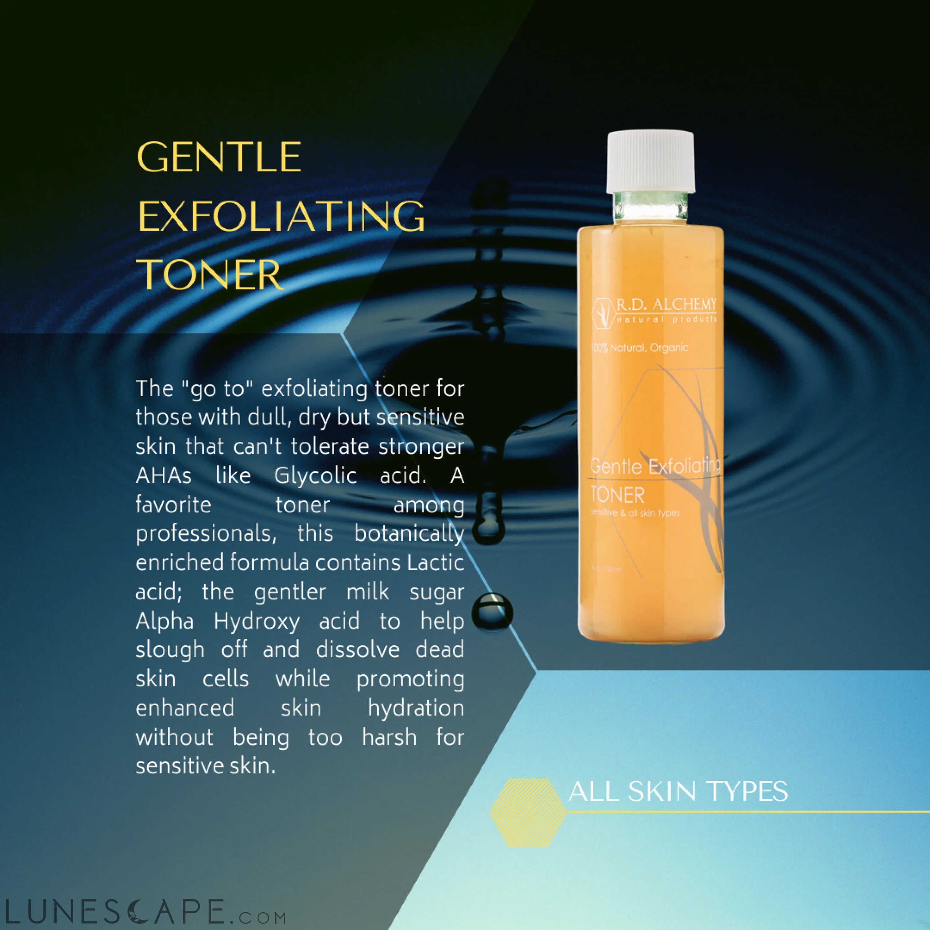 Gentle Exfoliating Toner LUNESCAPE