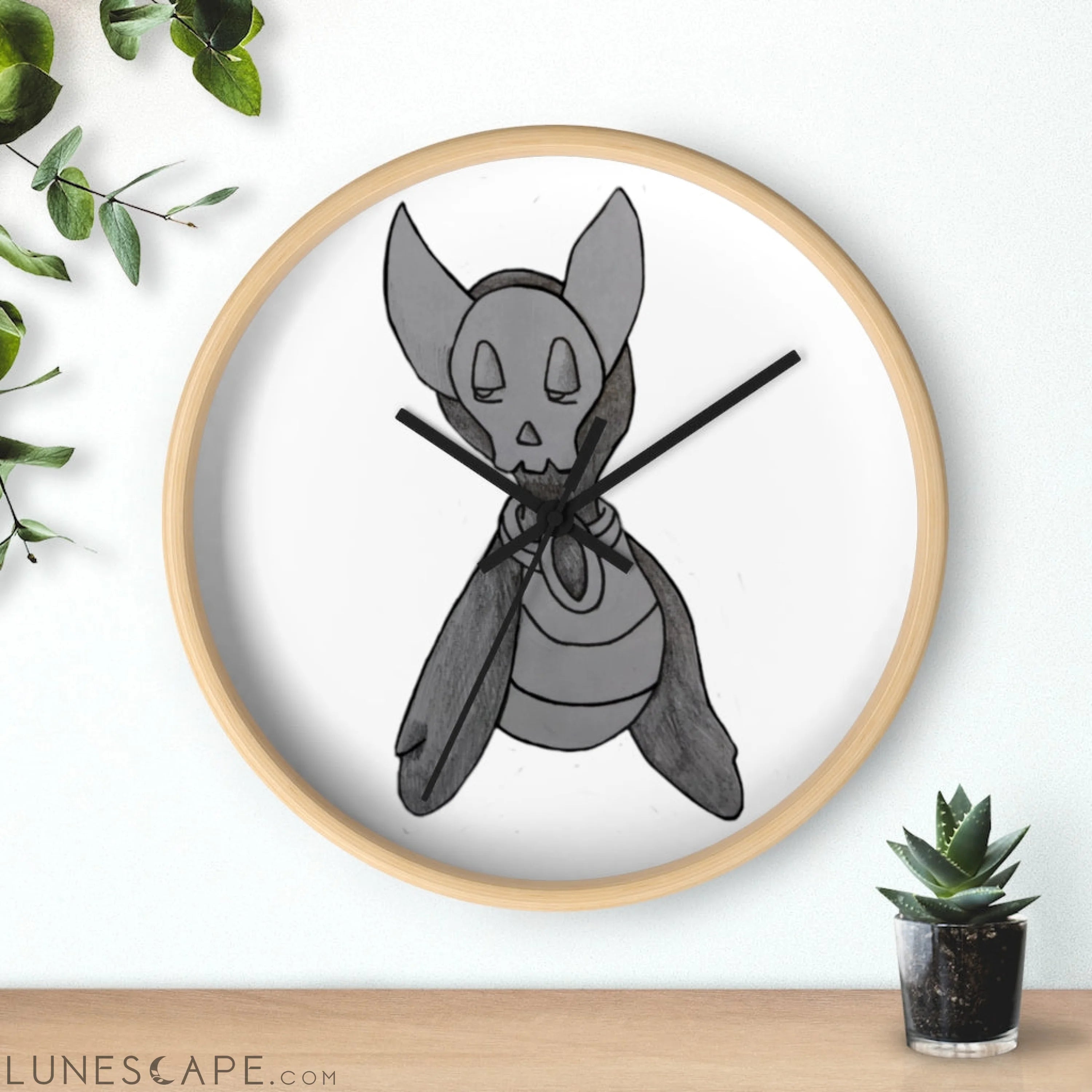 Ghoul Wall clock LUNESCAPE
