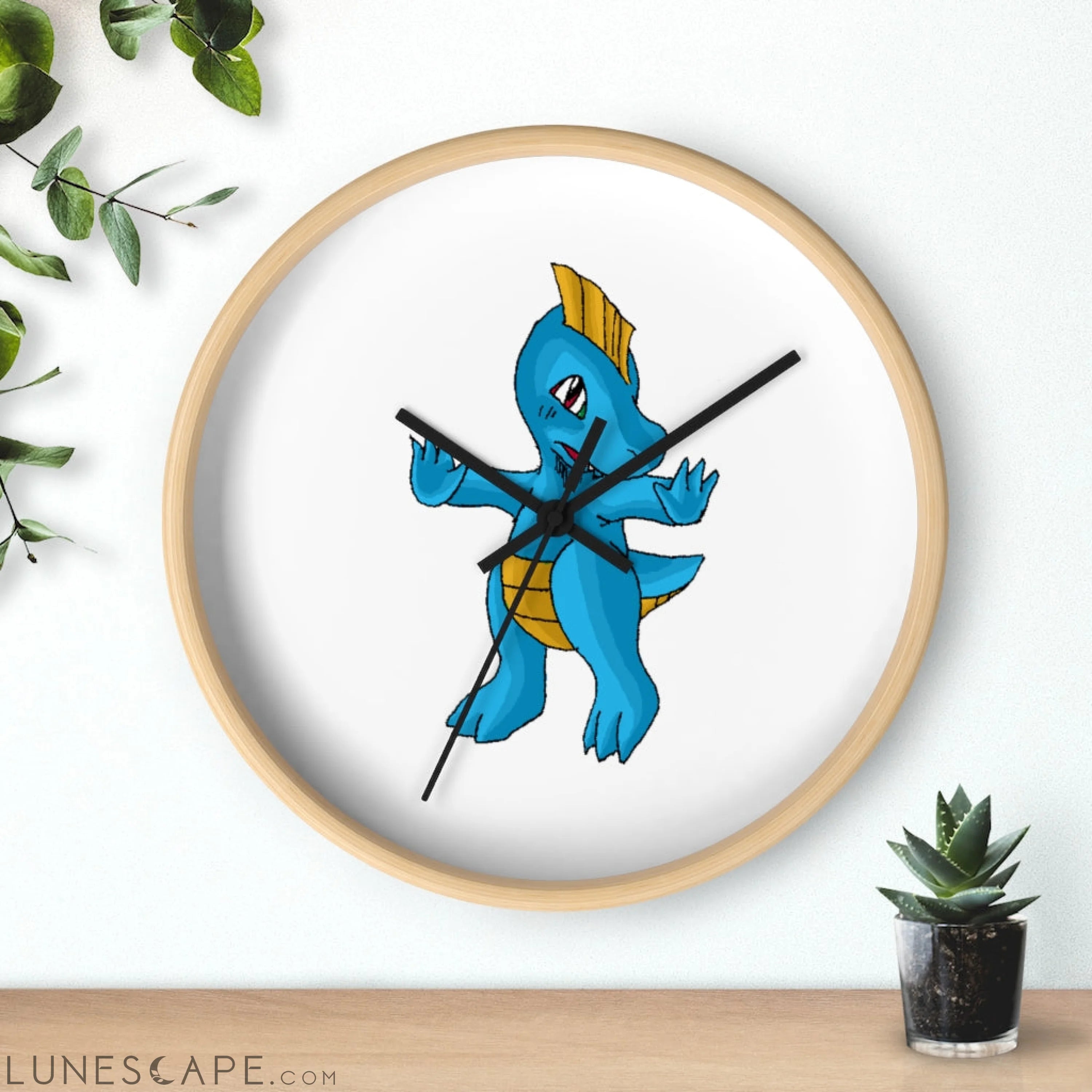 Goldi Wall clock LUNESCAPE