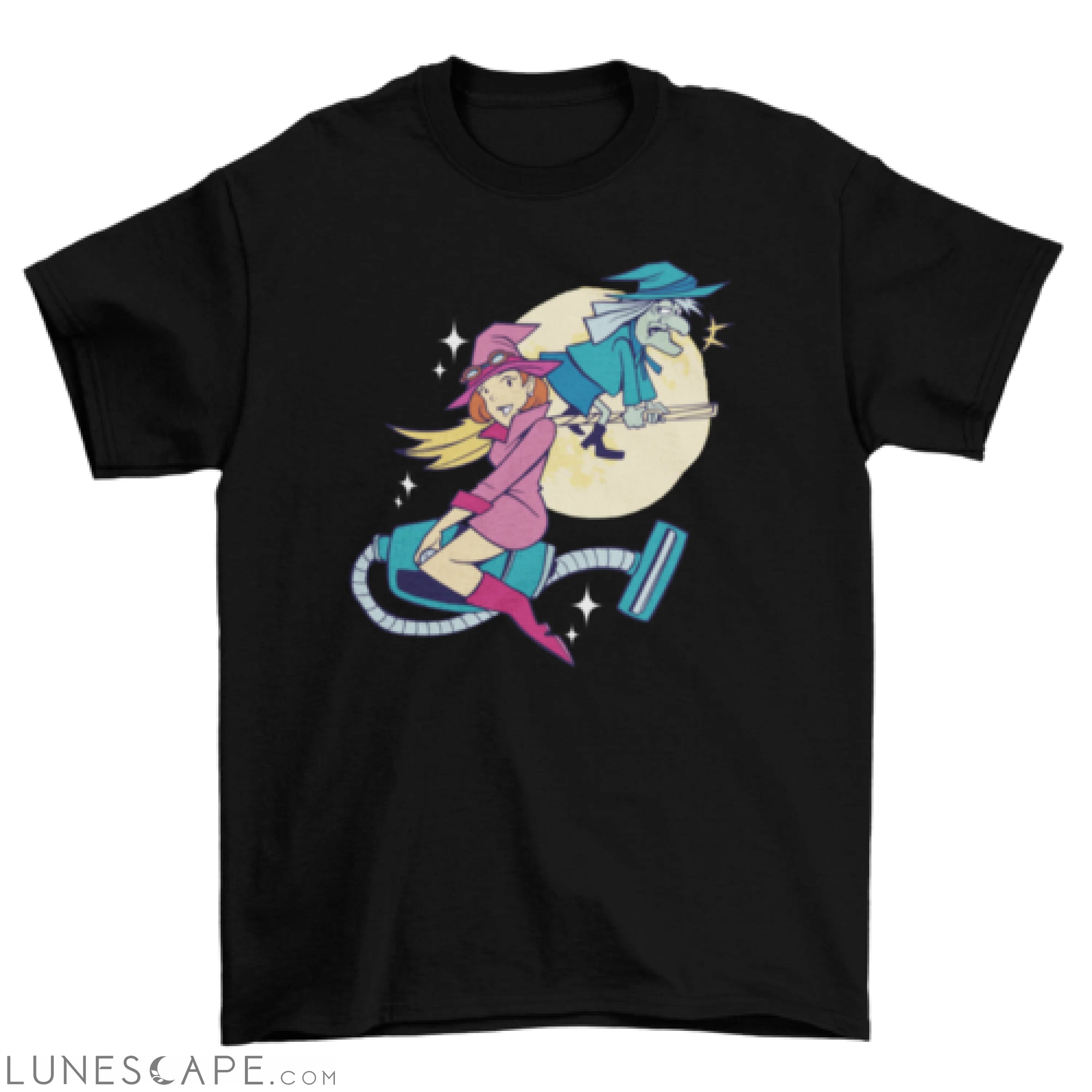 Grandma and granddaughter witches t-shirt LUNESCAPE