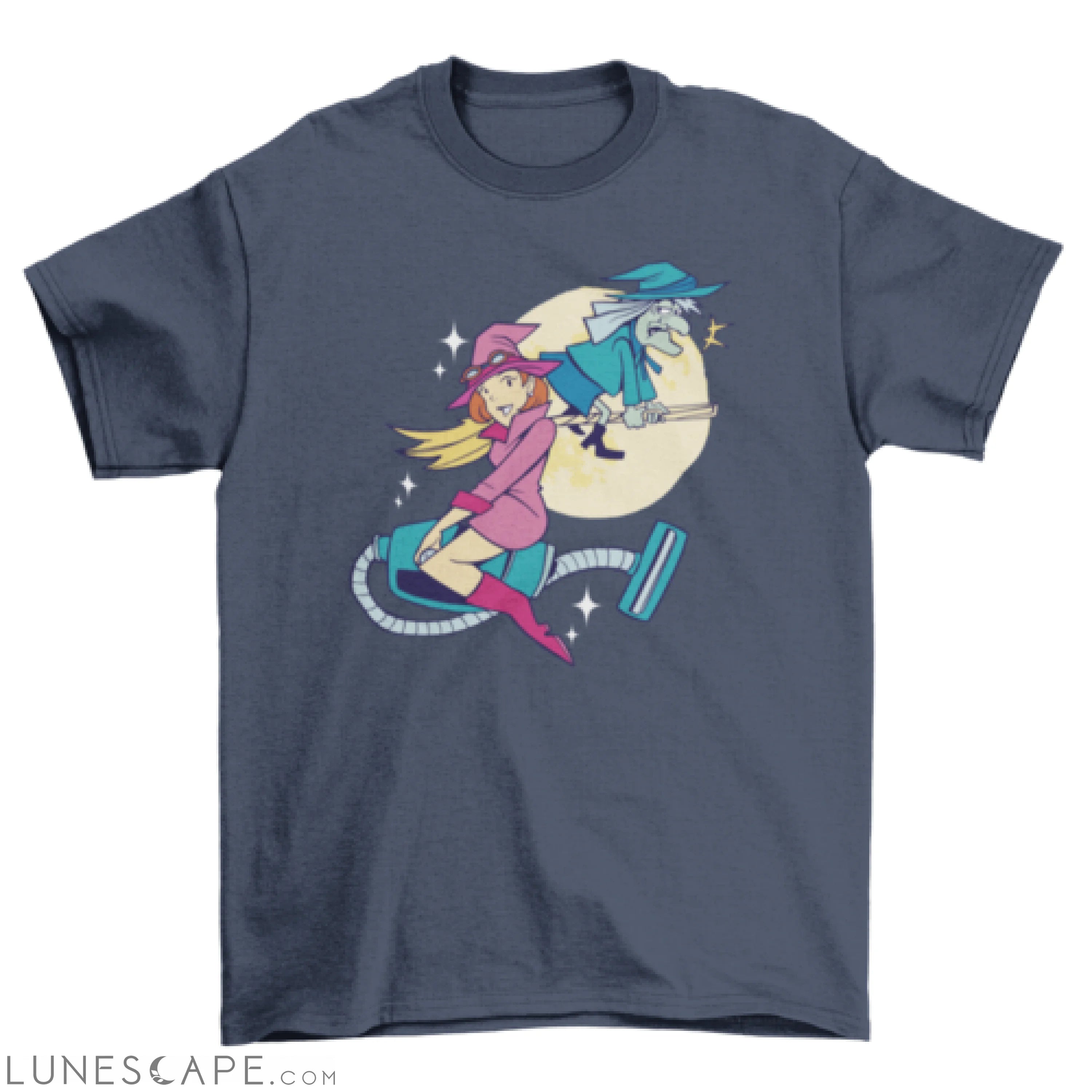 Grandma and granddaughter witches t-shirt LUNESCAPE