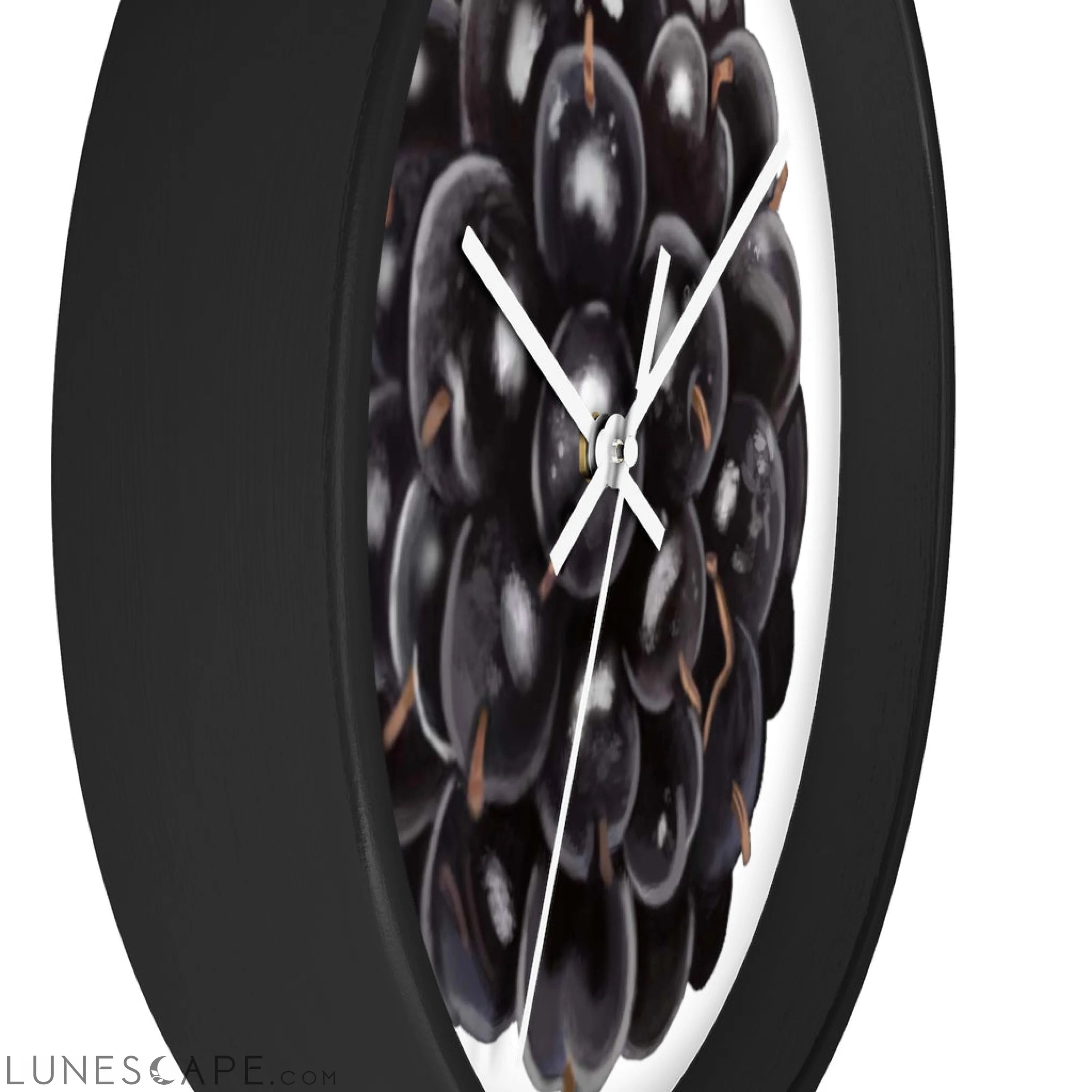 Grape Wall clock LUNESCAPE