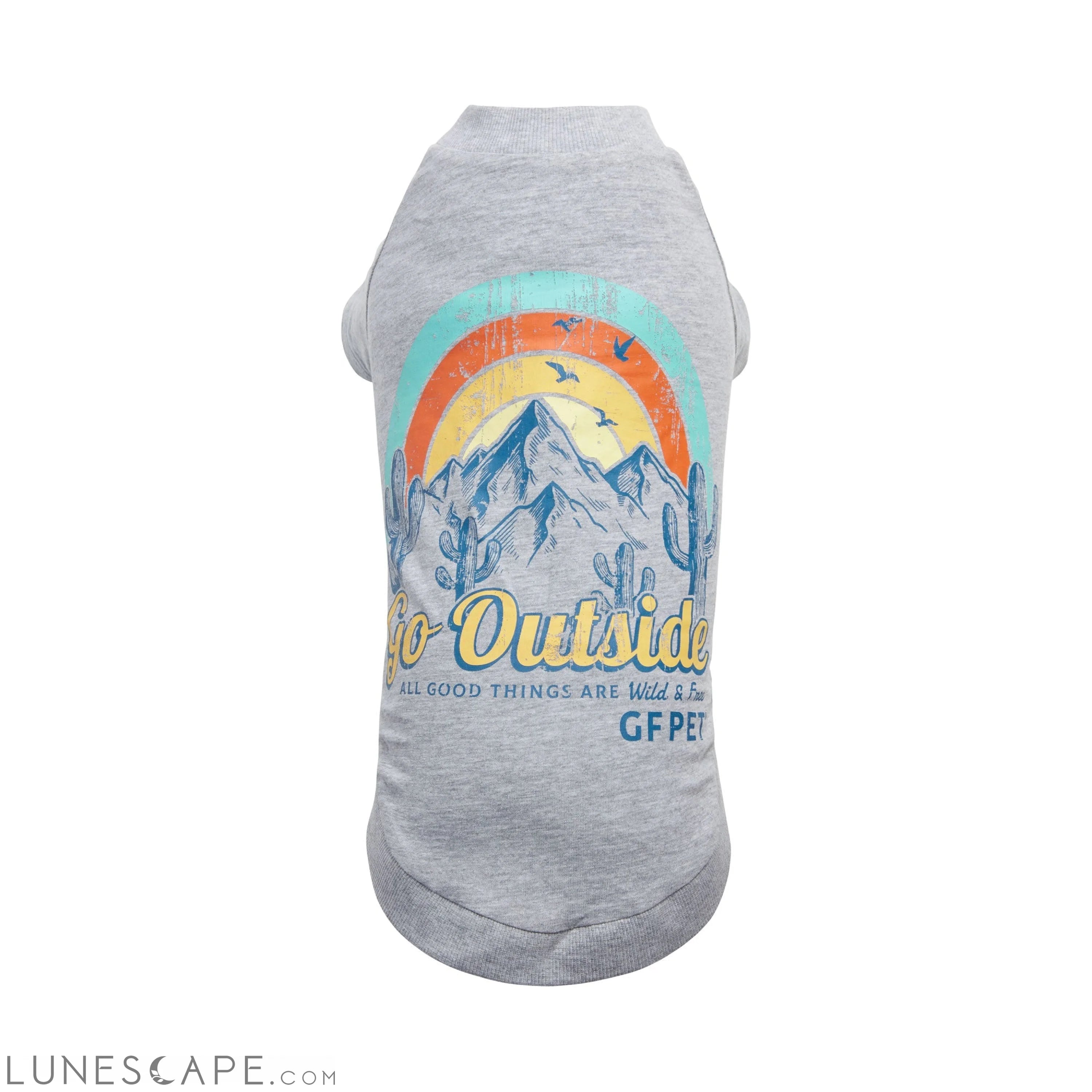 Graphic Tee - Grey LUNESCAPE