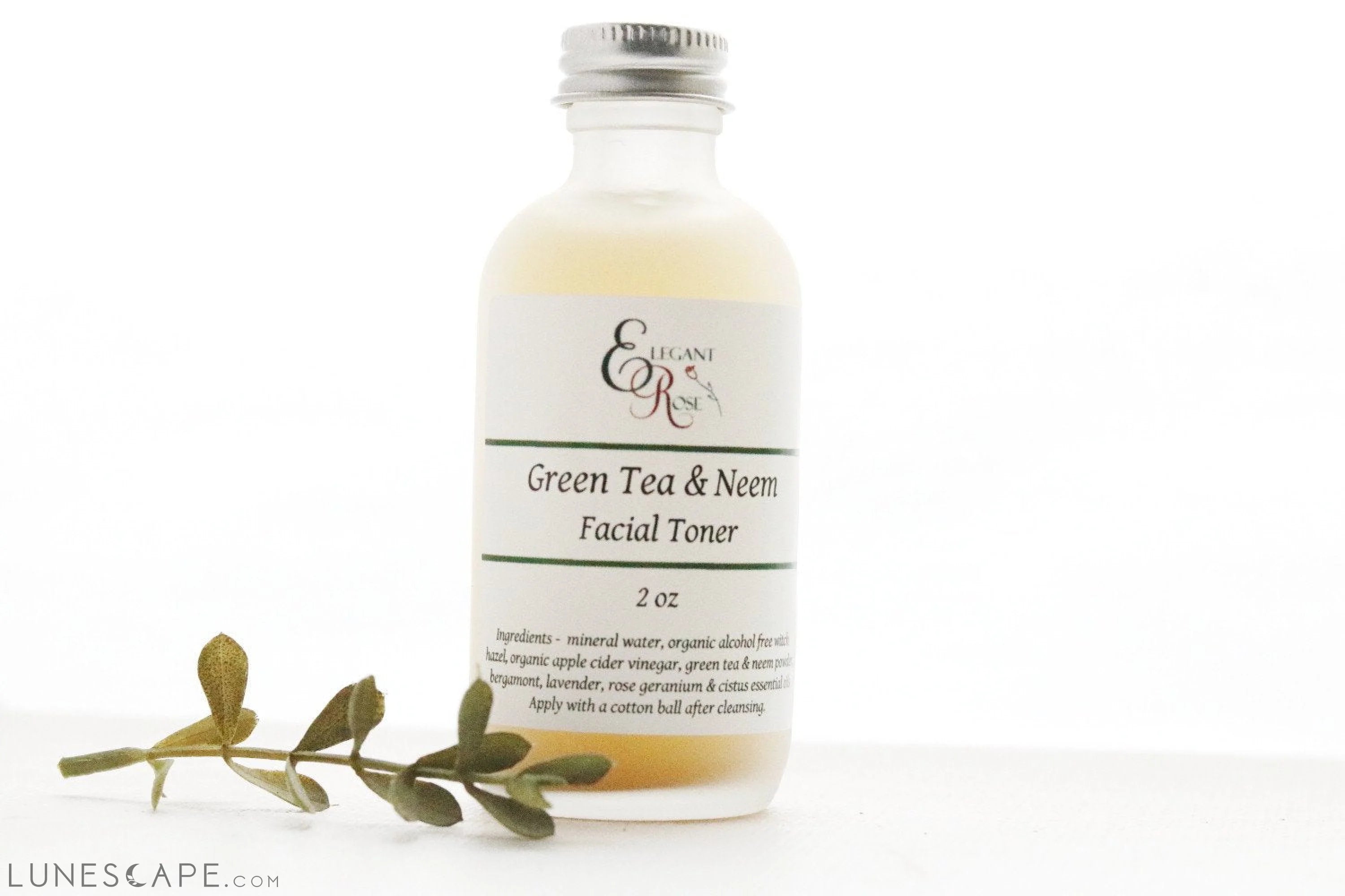 Green Tea & Neem Facial Toner -  for Oily/Acne LUNESCAPE