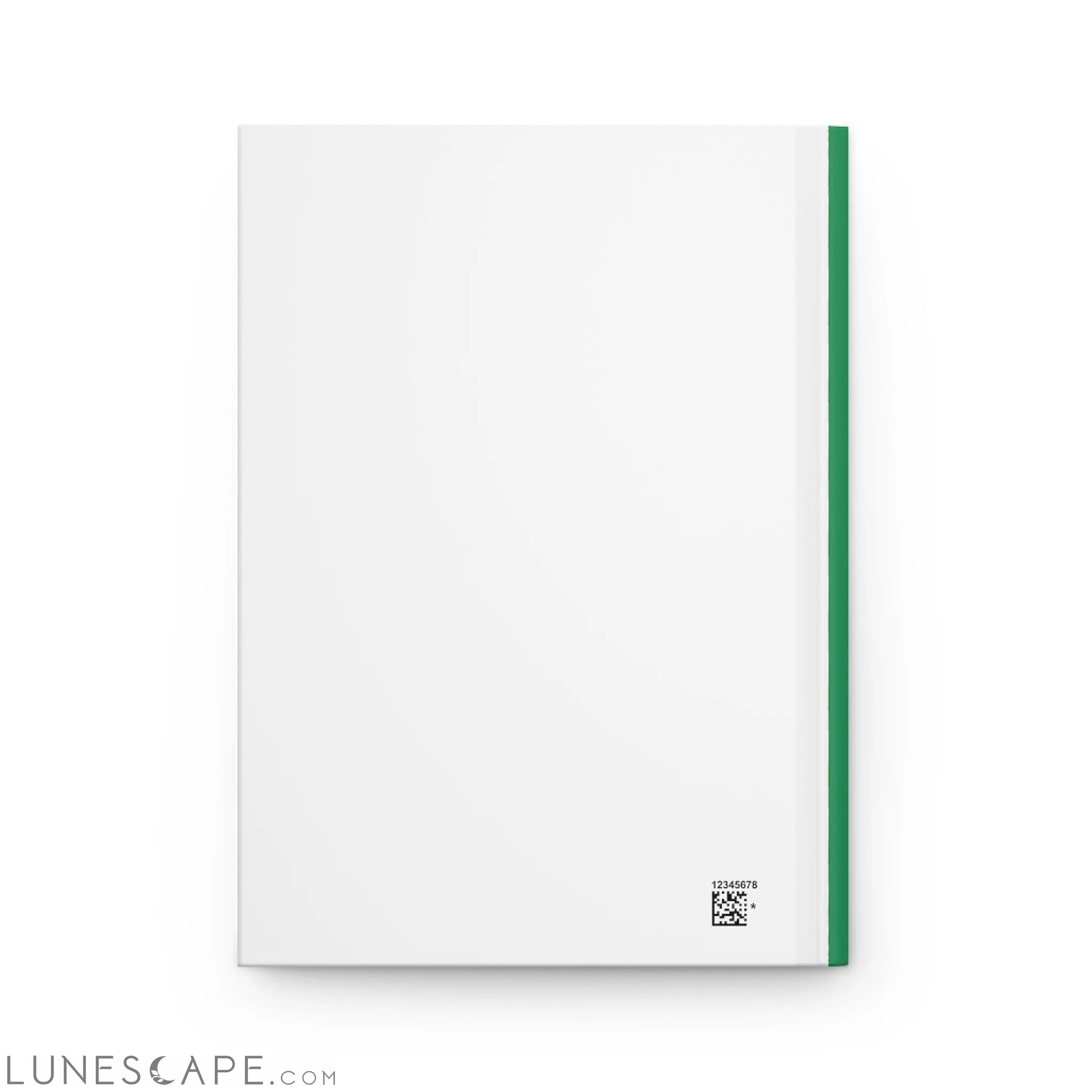 Grey Kitty Hardcover Journal Matte LUNESCAPE